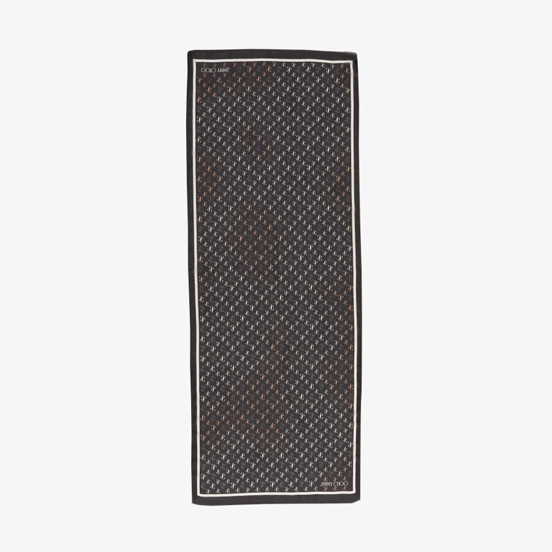 JIMMY CHOO Doris
Black Silk Stole with JC Monogram Repeat Print outlook