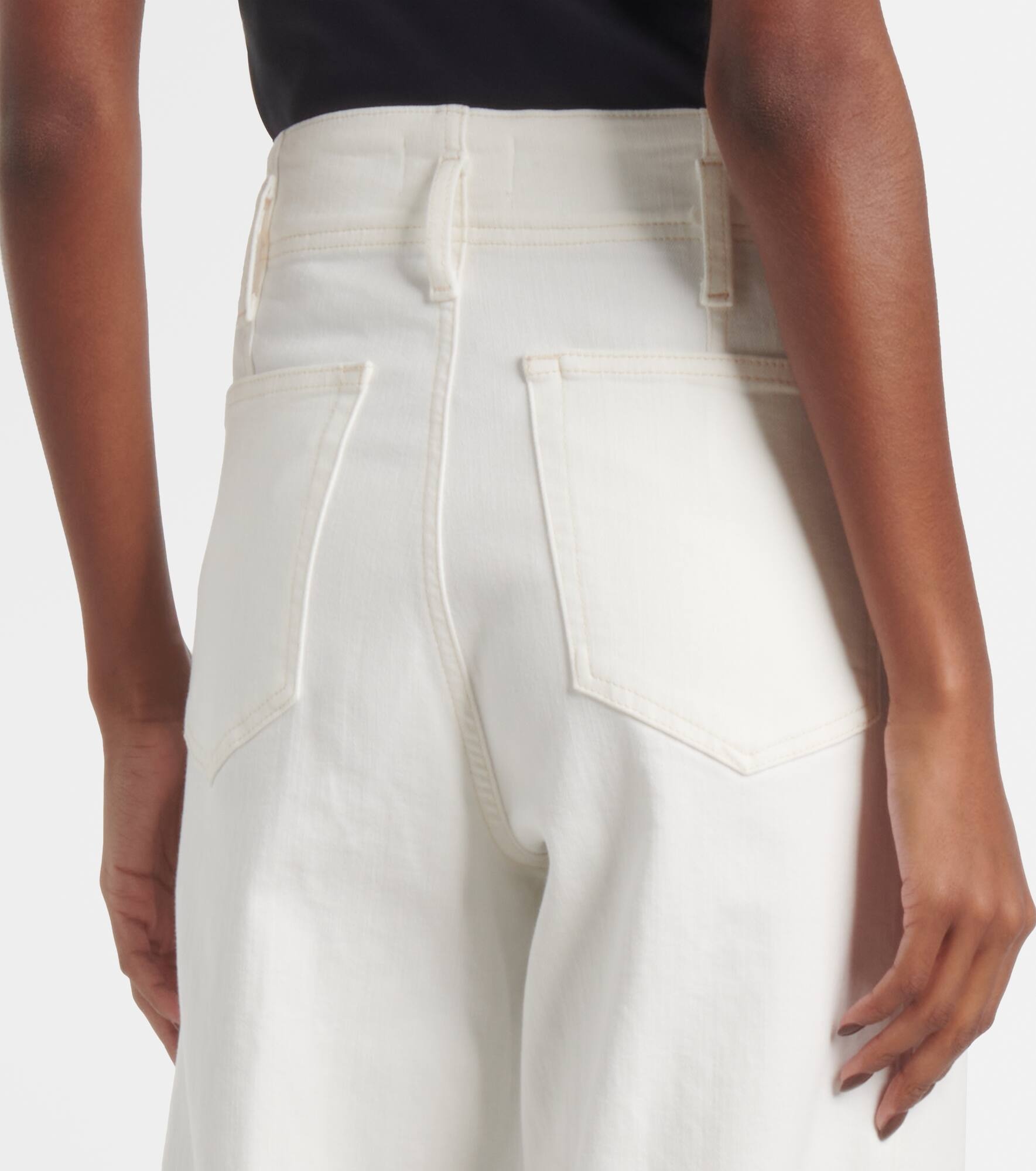 The Seamed Wide high-rise pants - 6