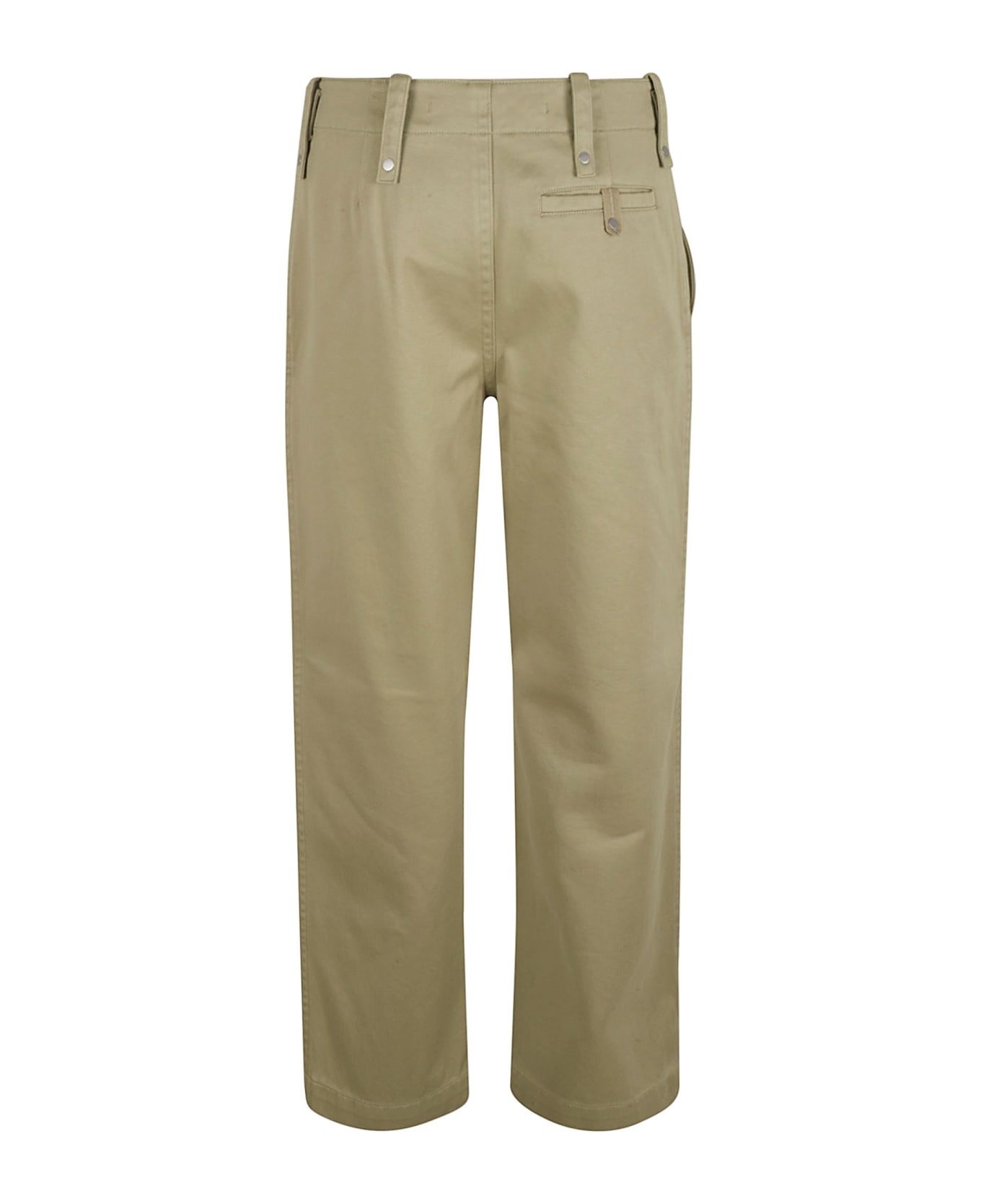 Straight Buttoned Trousers - 2