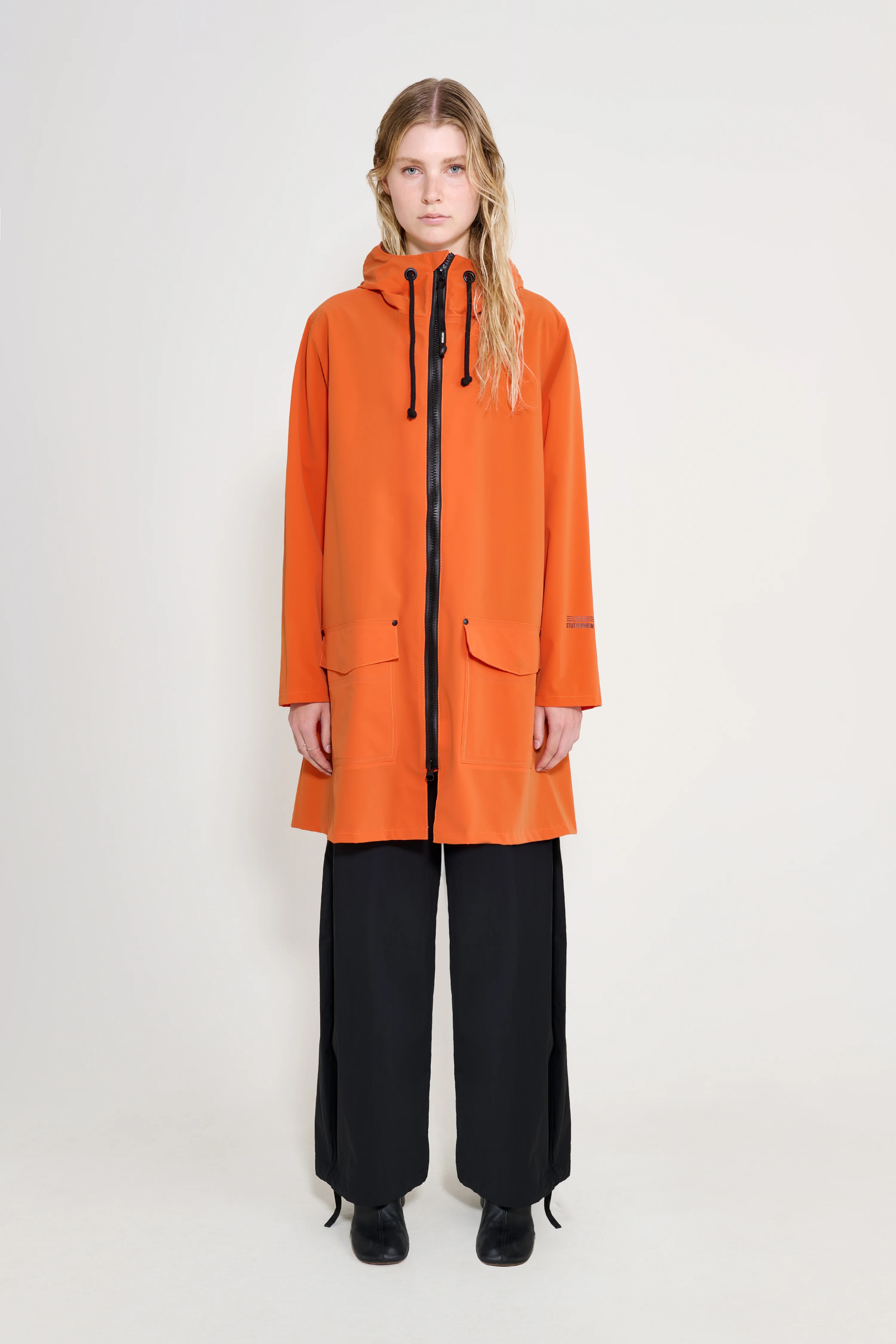 Mosebacke Patch Raincoat Pumpkin - 1