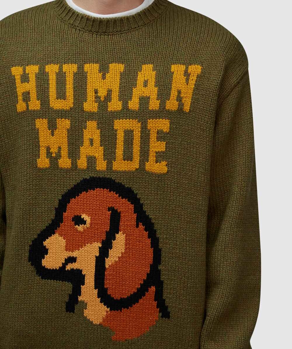 Human Made Dachs knit sweater | sevenstore | REVERSIBLE