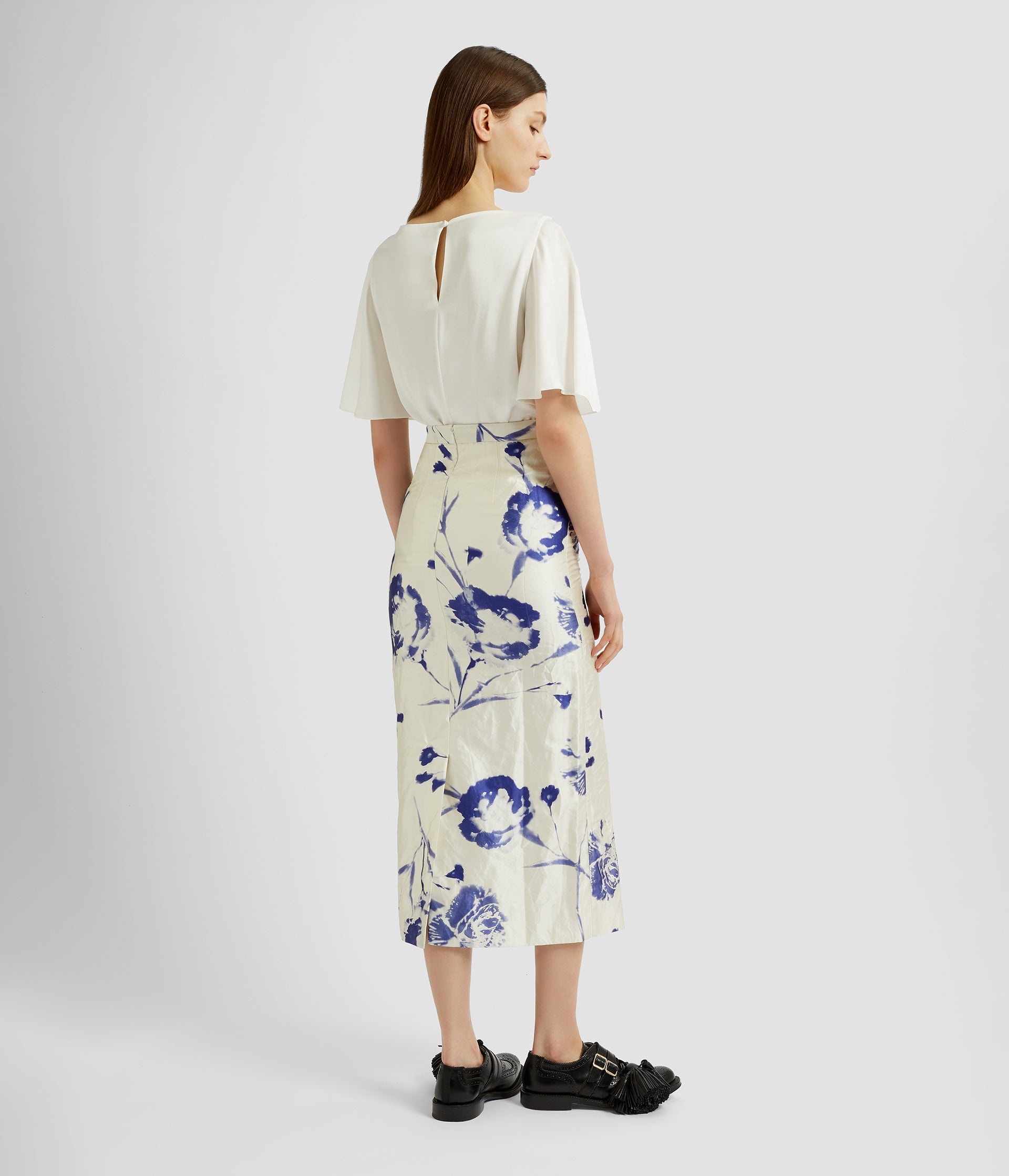 PENCIL MIDI SKIRT - 3