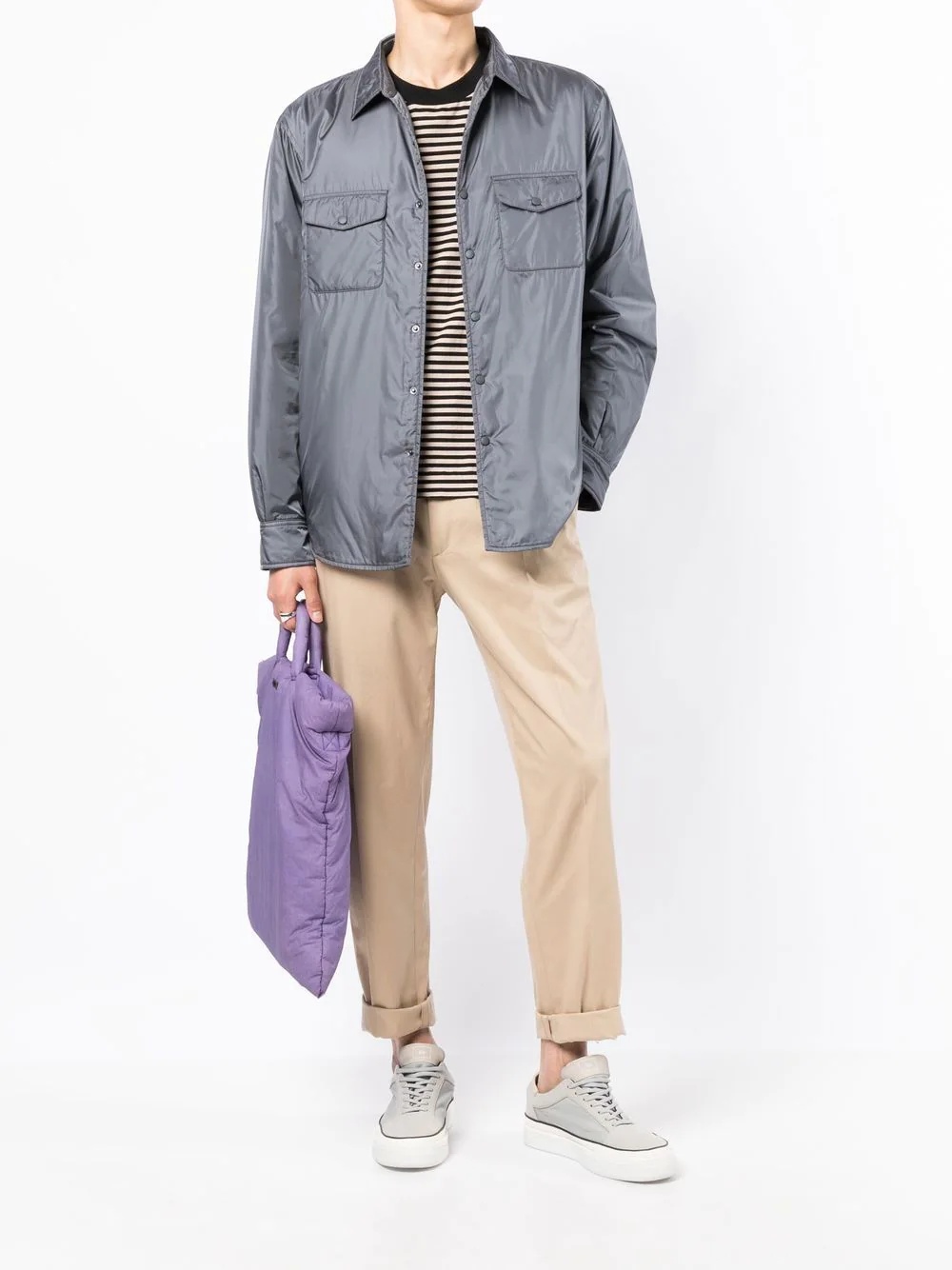 lightweight shirt jacket - 2