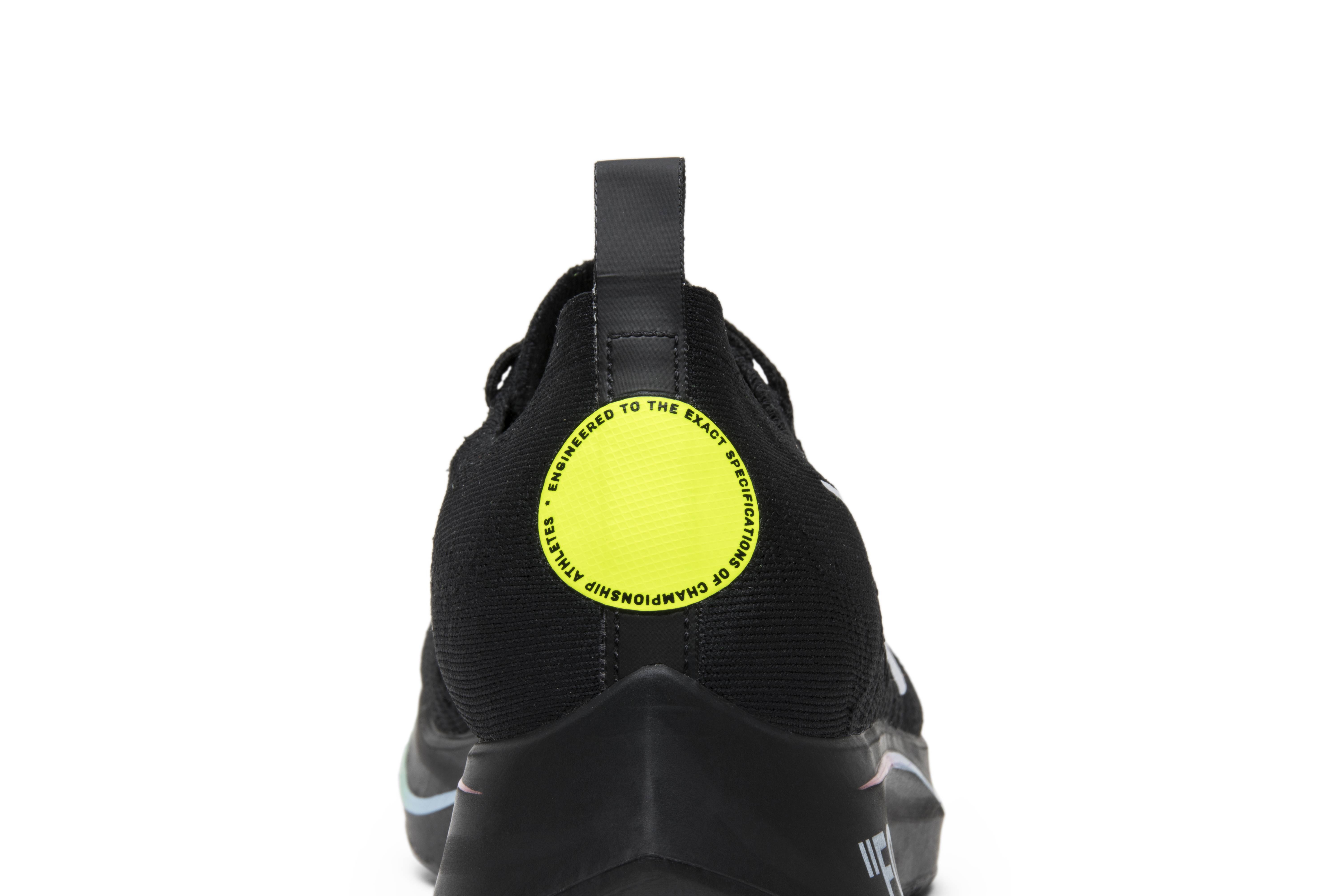 Off-White x Zoom Fly Mercurial Flyknit 'Black' - 7