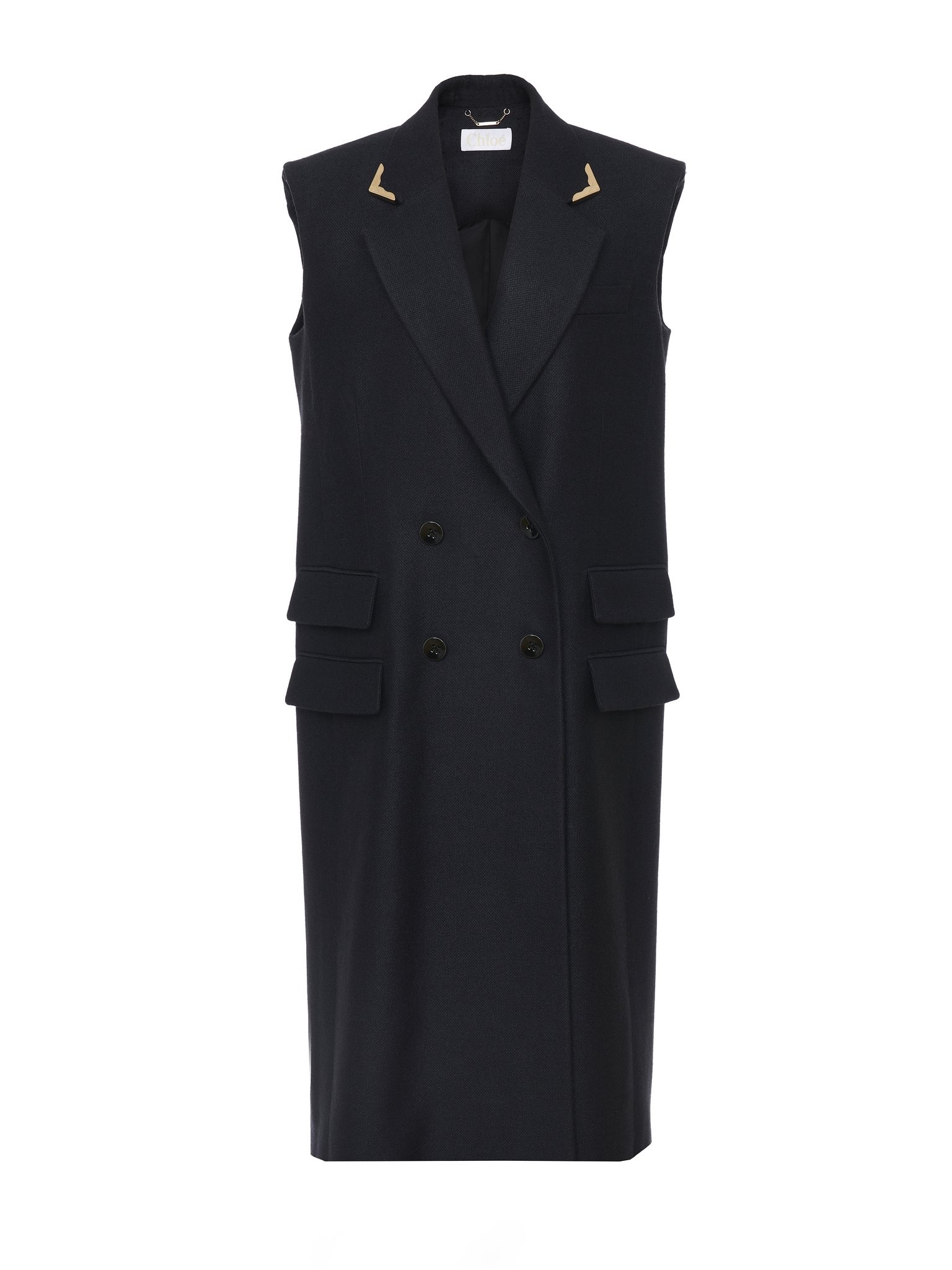 SLEEVELESS COAT - 1