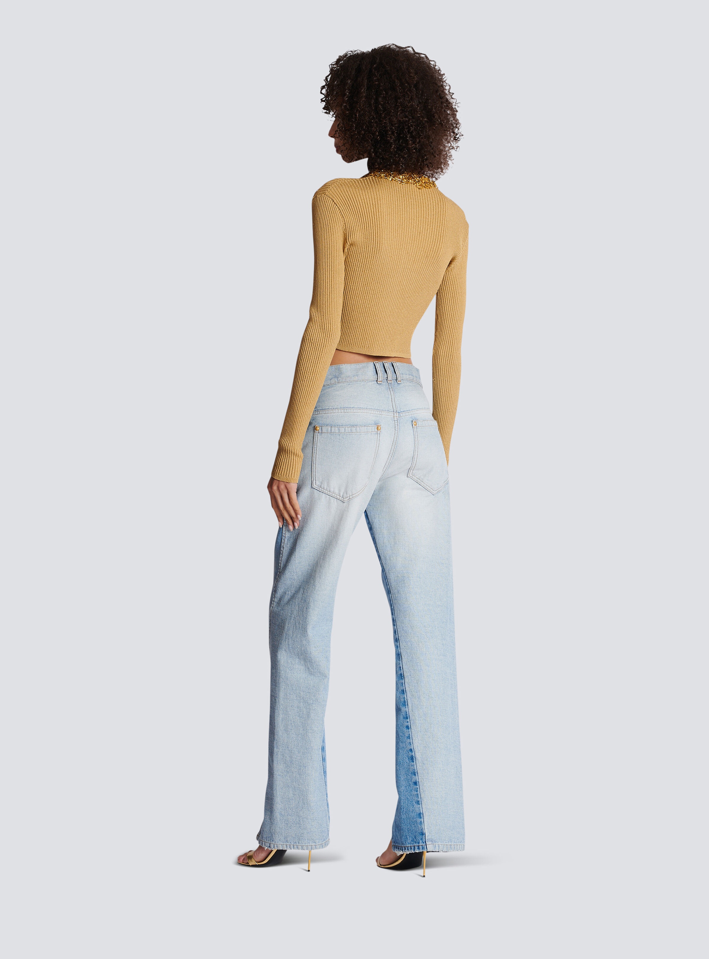 Embroidered knit cardigan - 4