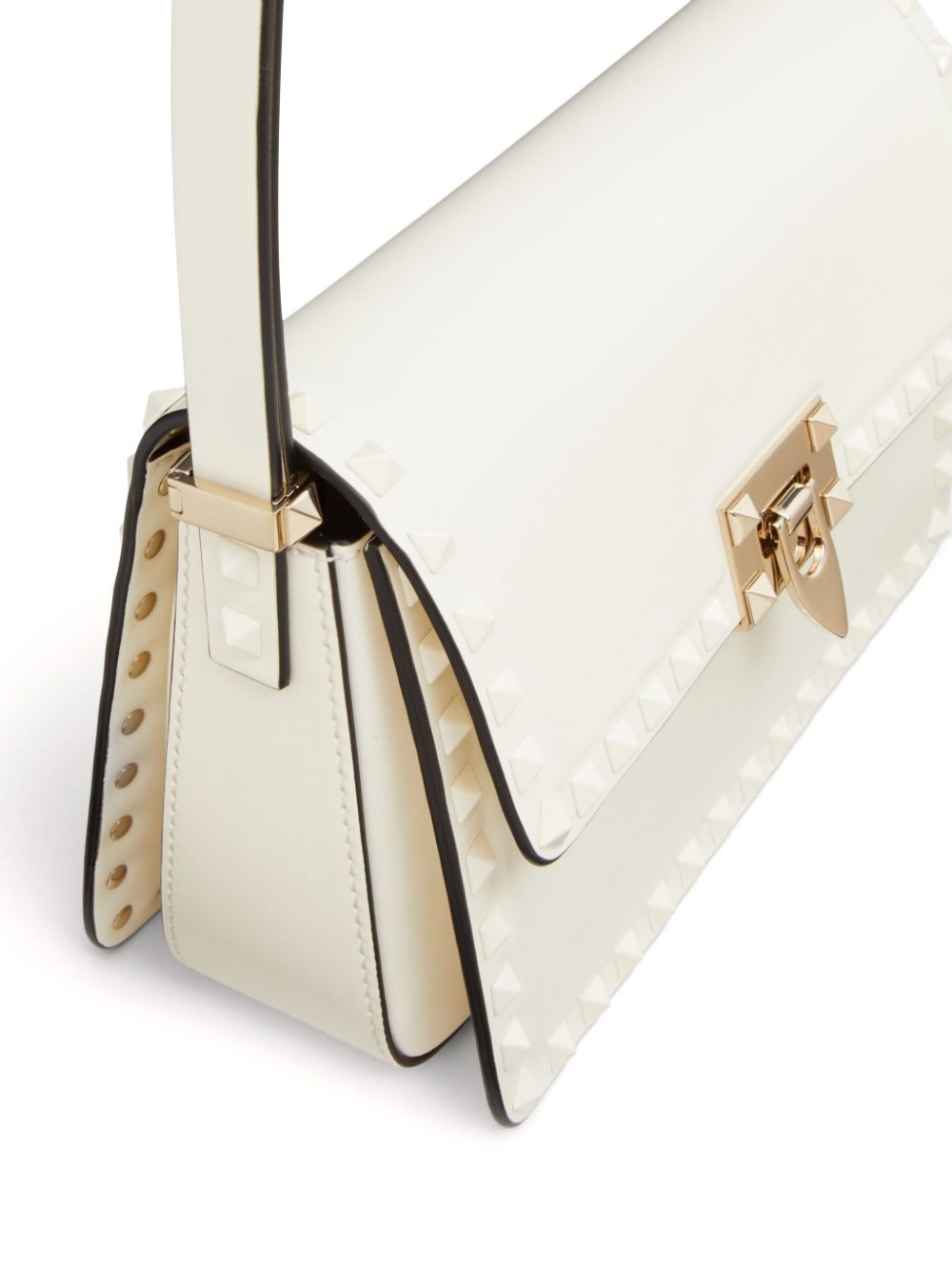 Rockstud leather shoulder bag - 7