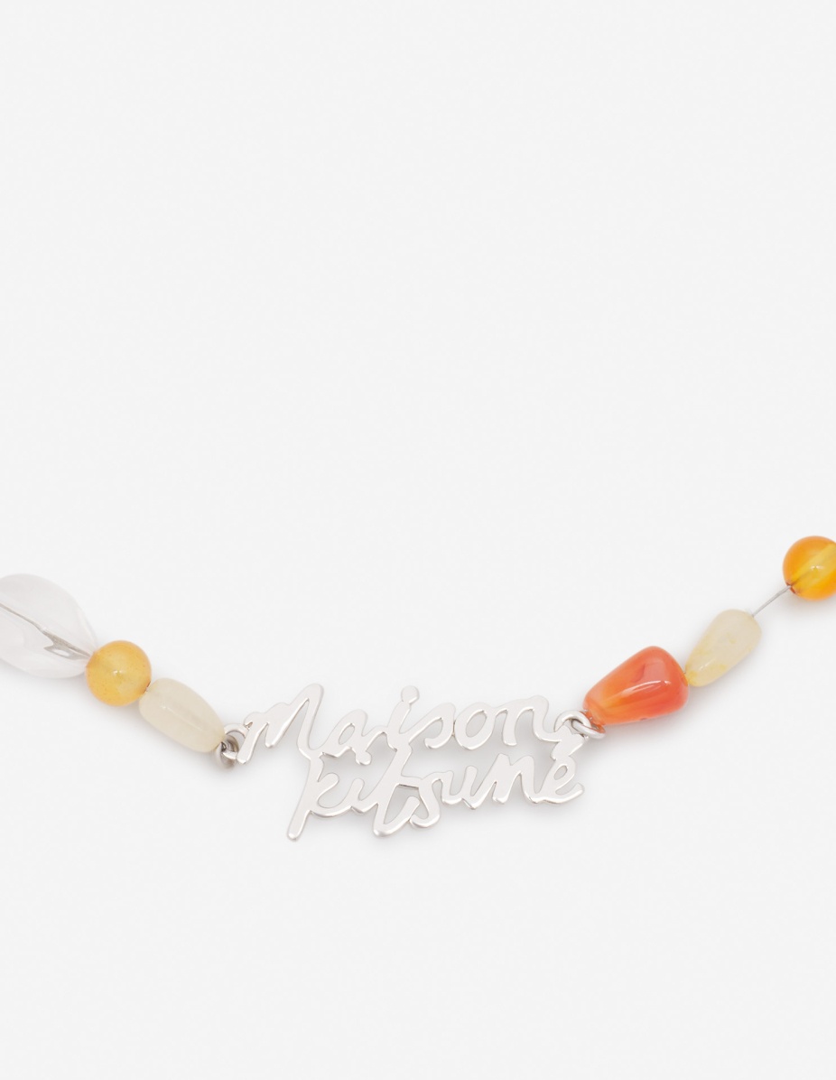 MAISON KITSUNE HANDWRITTING BEADS CHOCKER - 3
