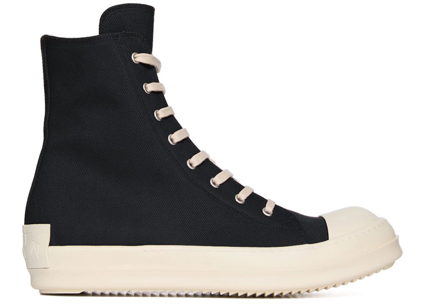 Rick Owens DRKSHDW Hollywood High Sneaks Black Milk - 1