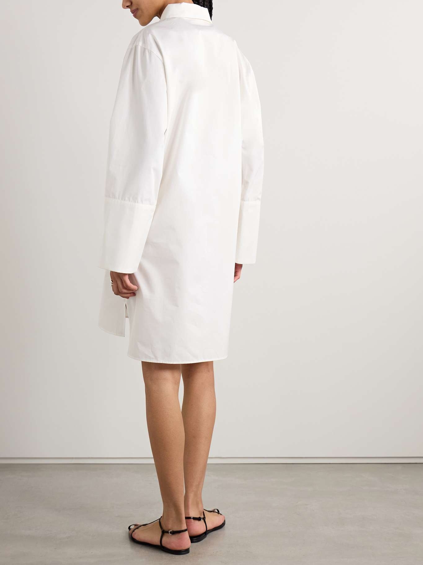 River cotton-poplin tunic White - 3