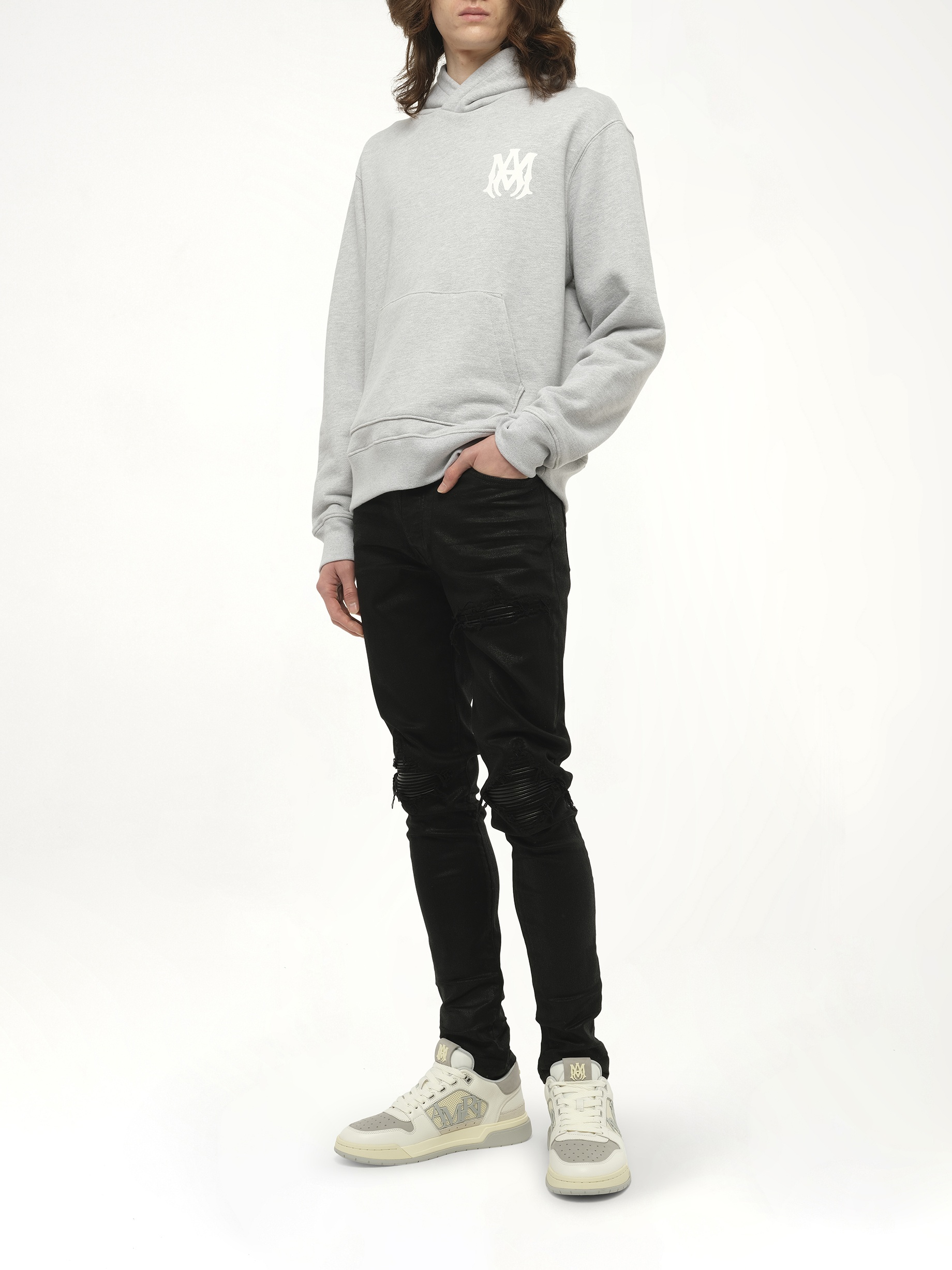 MA Core Logo Hoodie in Grey - 4