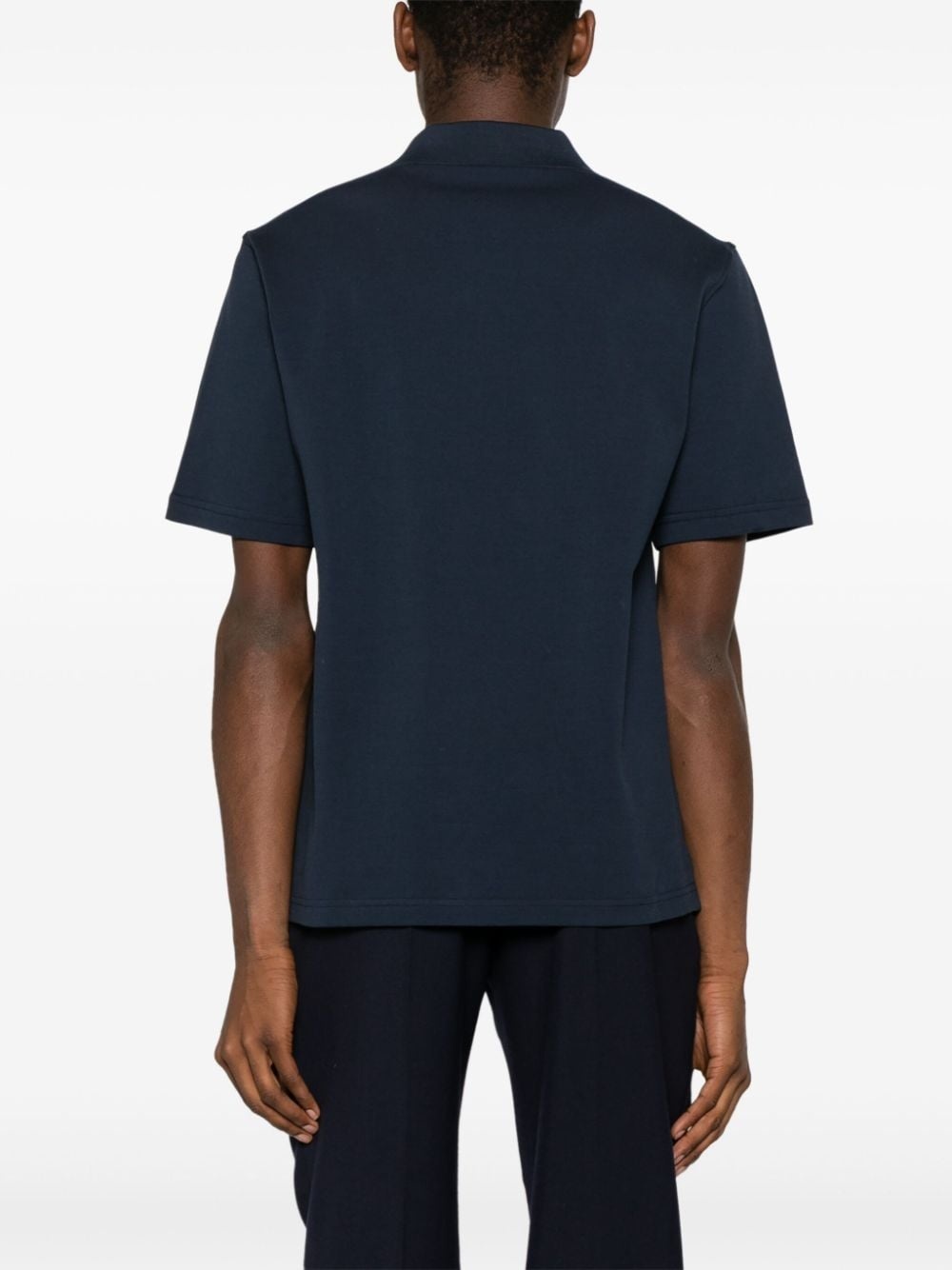 short-sleeve cotton polo shirt - 4