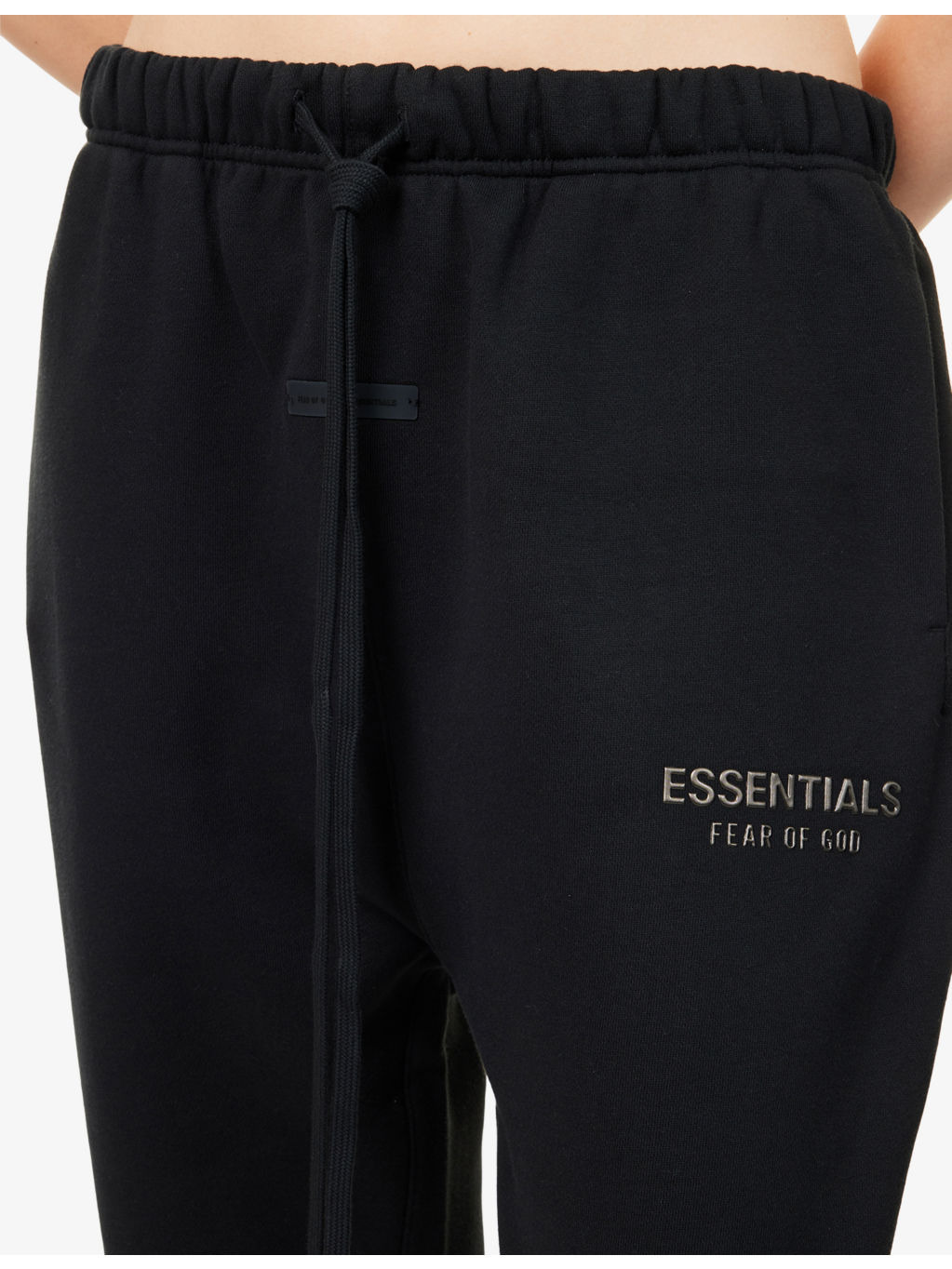 Drawstring Relaxed-Fit Cotton-Blend Jogging Bottoms - 5