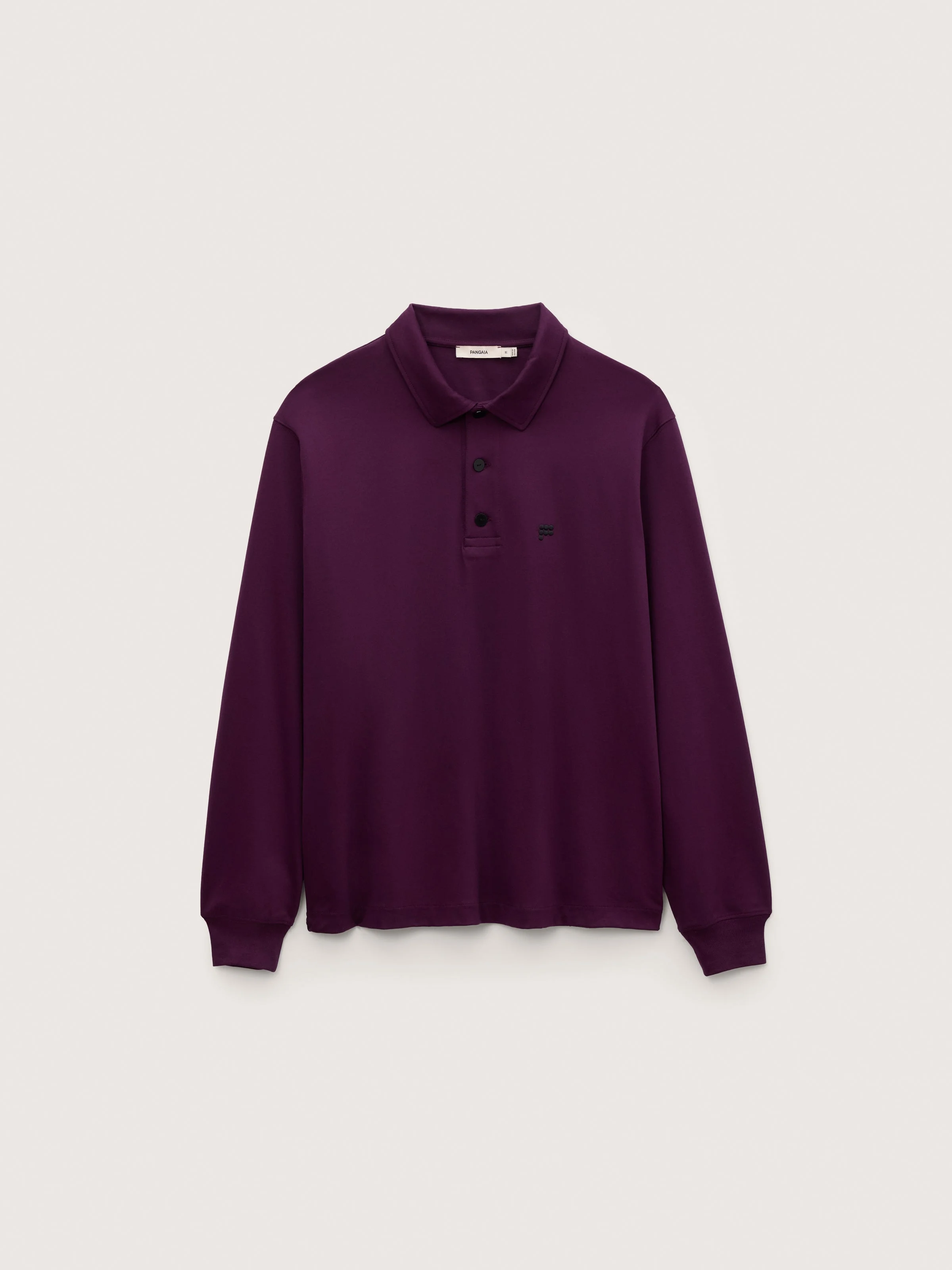 Mens Interlock Polo Sweatshirt - Nocturne Plum - 1