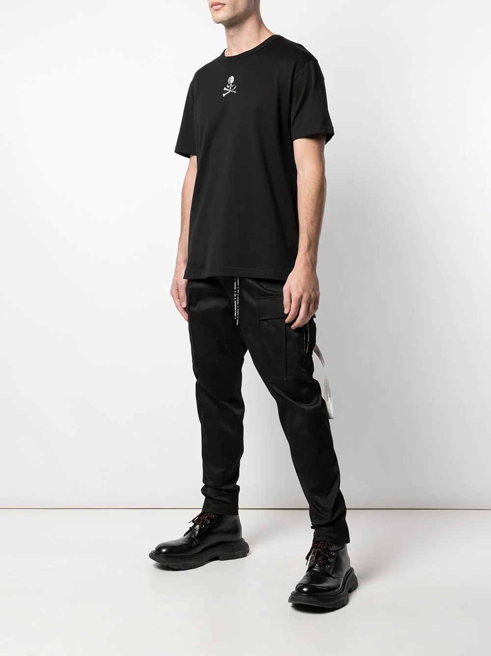 skull print T-shirt - 3