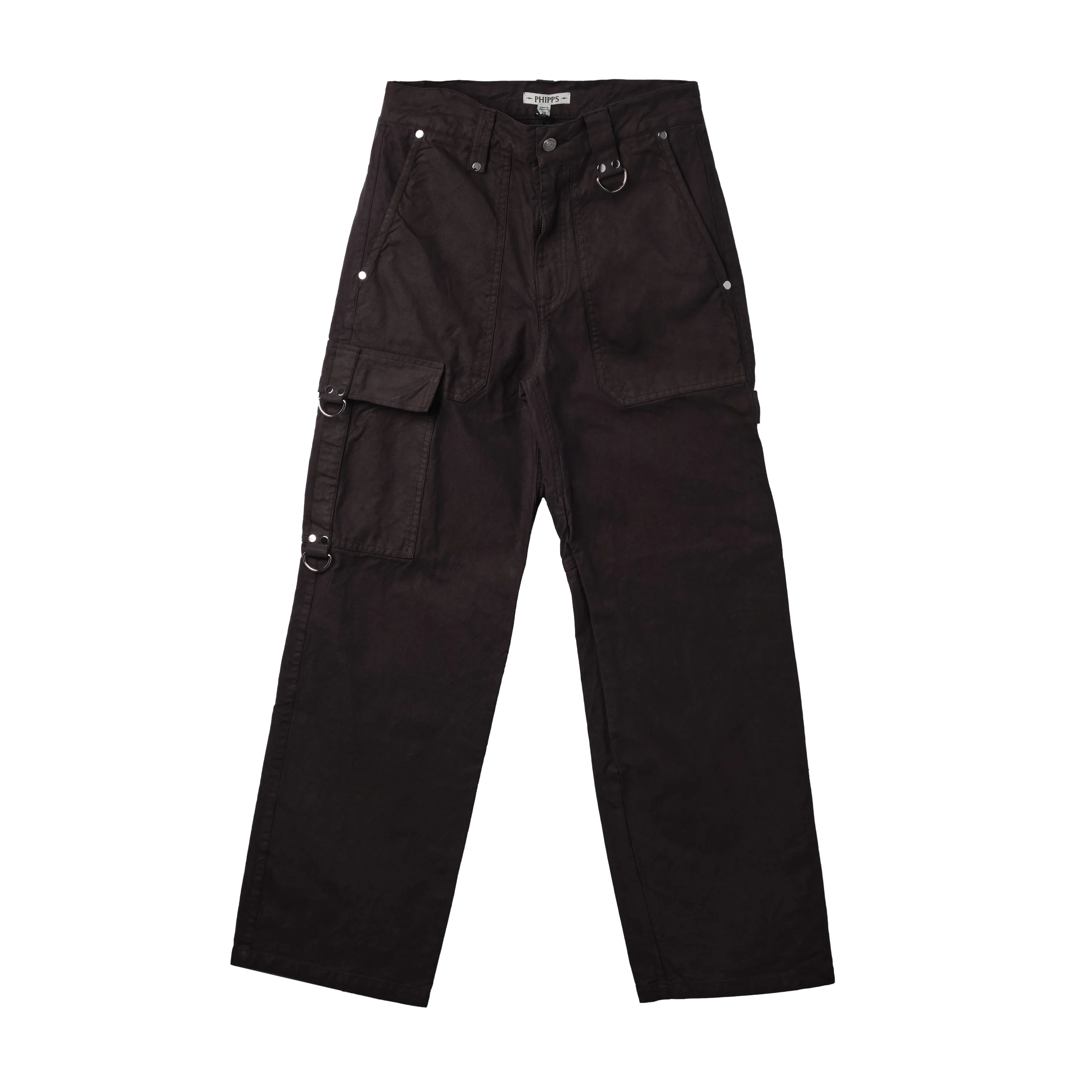 PHIPPS Hard Work Cargo Pants Bear Black - 1