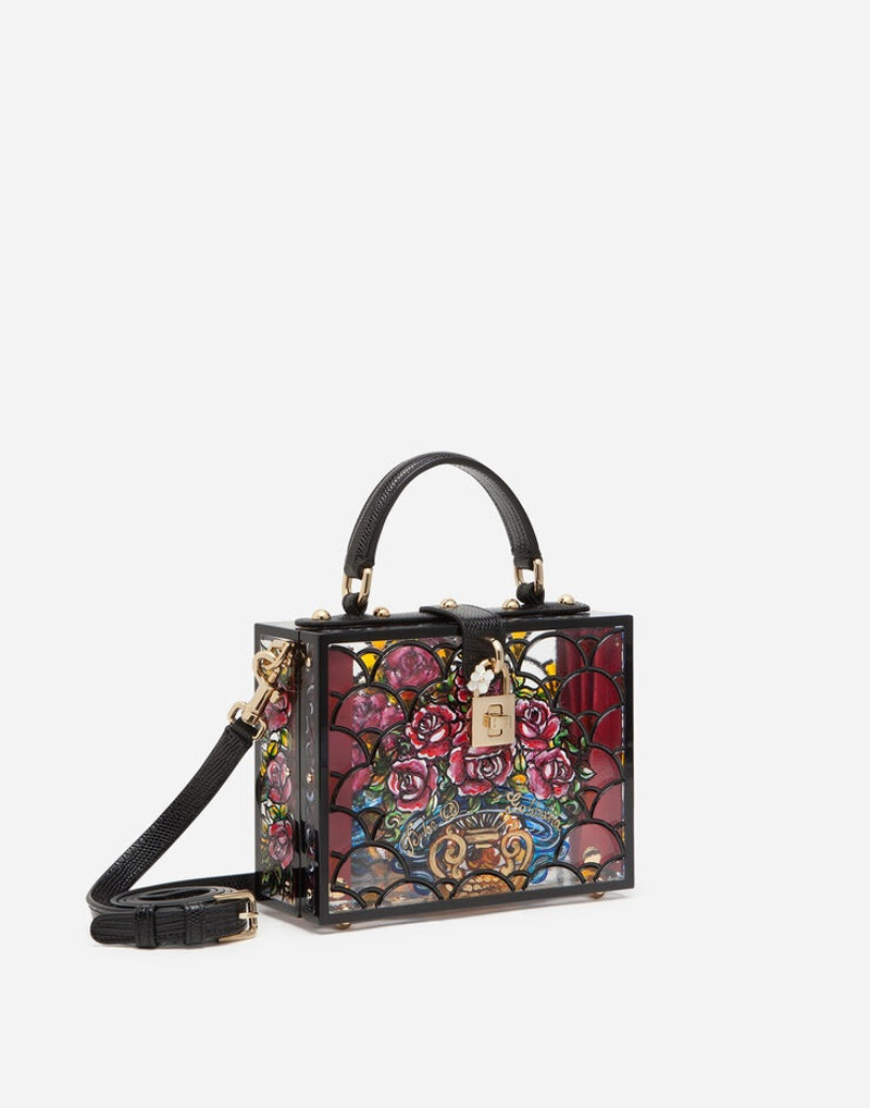 Dolce & Gabbana Dolce Box bag in inlaid plexi outlook