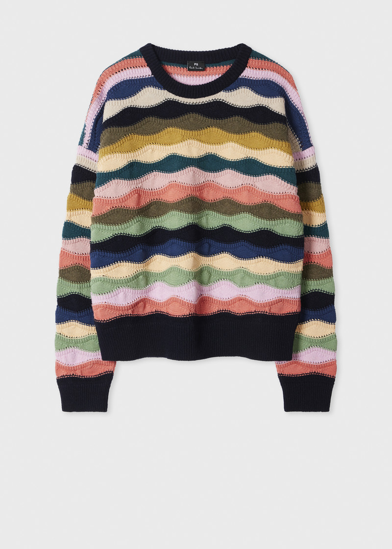 Women's Crew Neck 'Swirl' Sweater 1