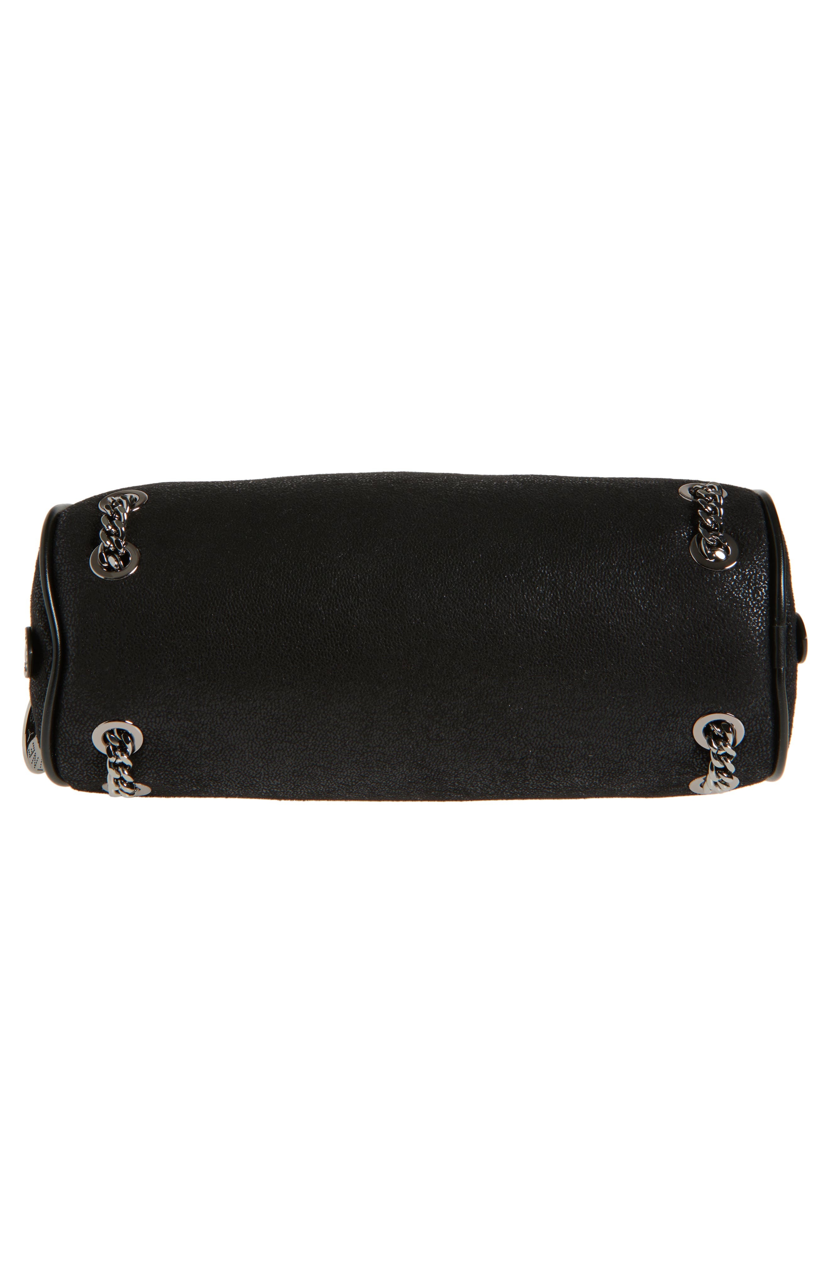 Stella McCartney Small Falabella Shaggy Deer Faux Leather Shoulder Bag in Black at Nordstrom - 7