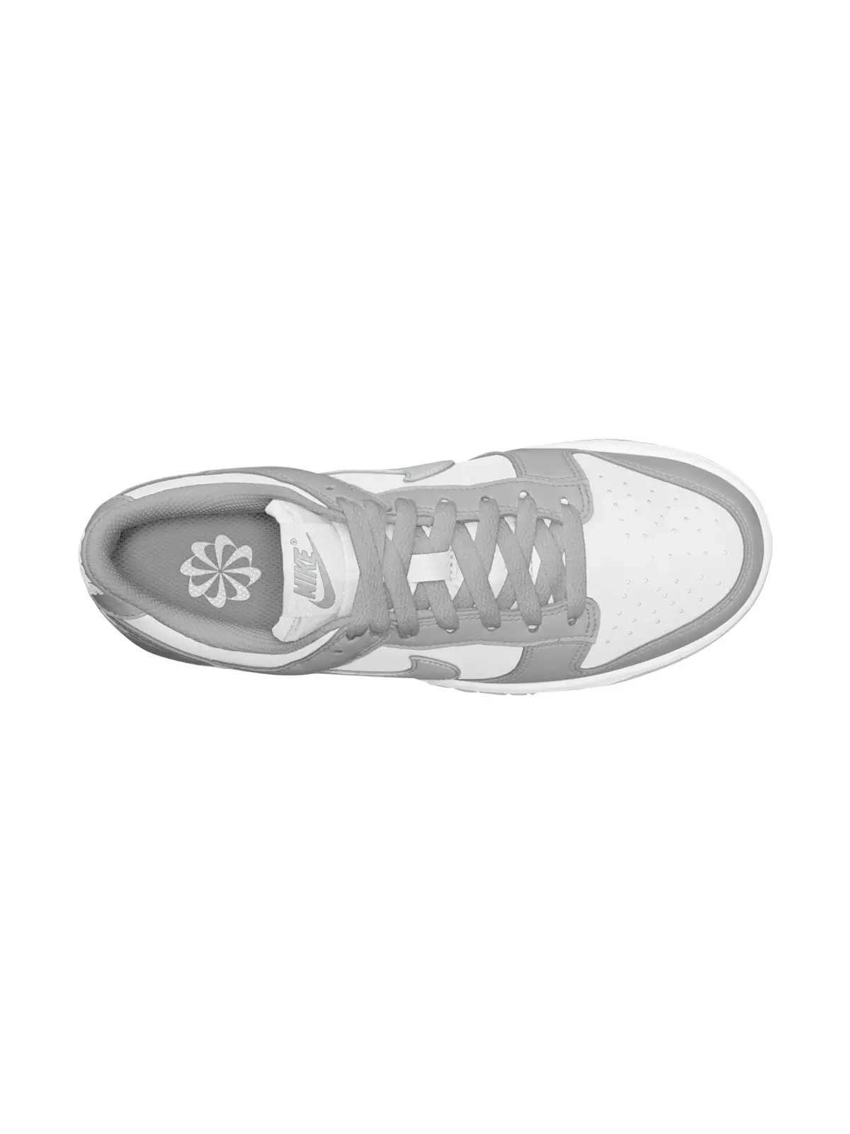 Dunk Low "White/Lt Smoke Grey" Women's Shoe - 8