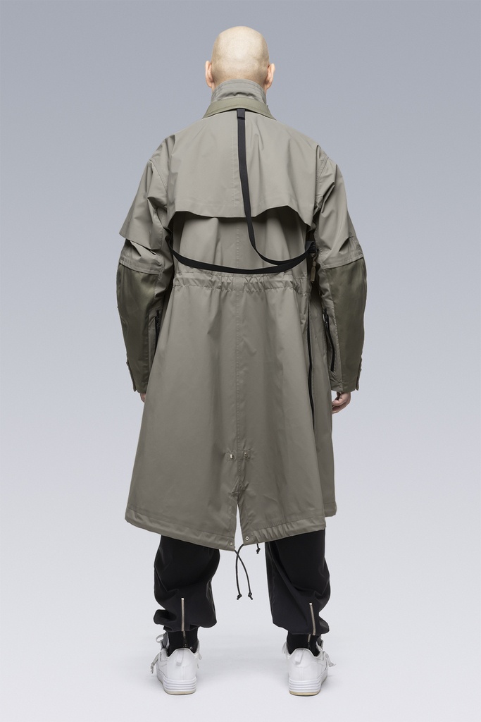 SAC-J2760 sacai / ACRONYM Trench Coat Alpha Green