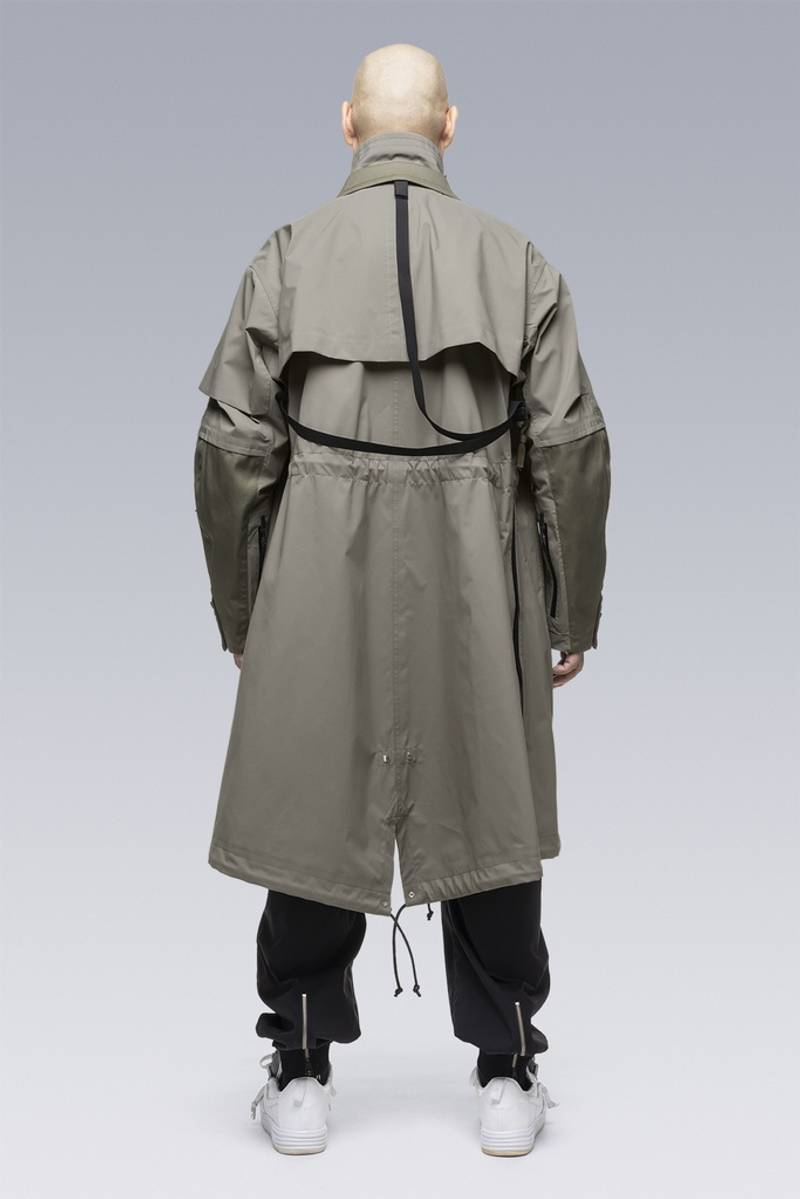 ACRONYM SAC-J2760 sacai / ACRONYM Trench Coat Alpha Green | REVERSIBLE