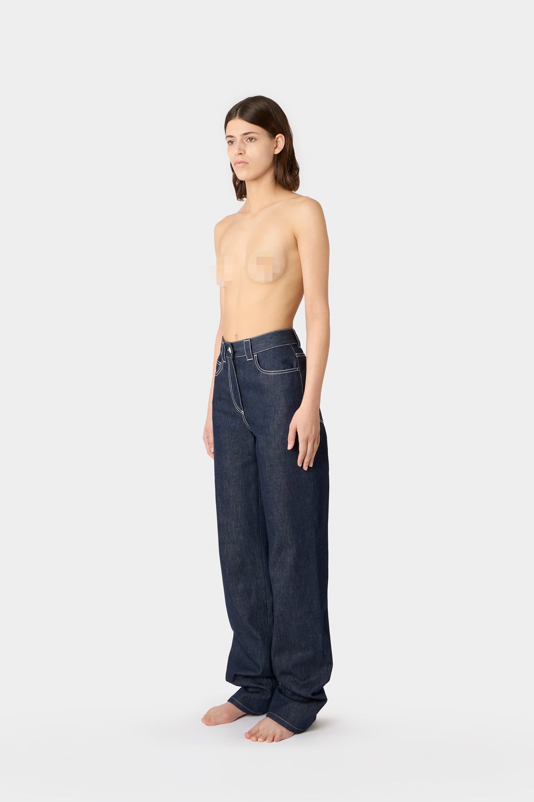 BELLIDENTRO PANTS / electric blue stripes - 4