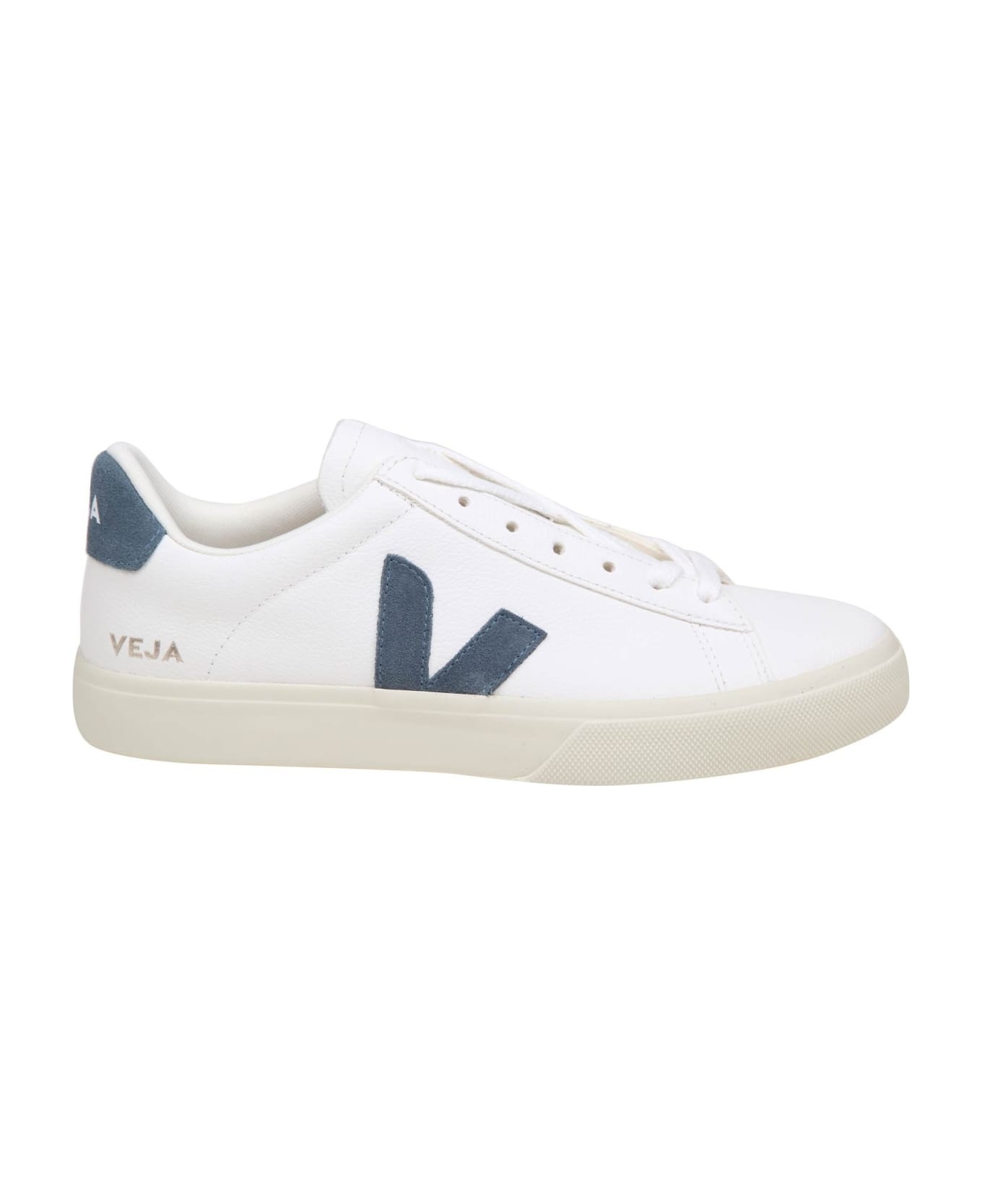 Campo Chromefree In White/blue Leather - 1