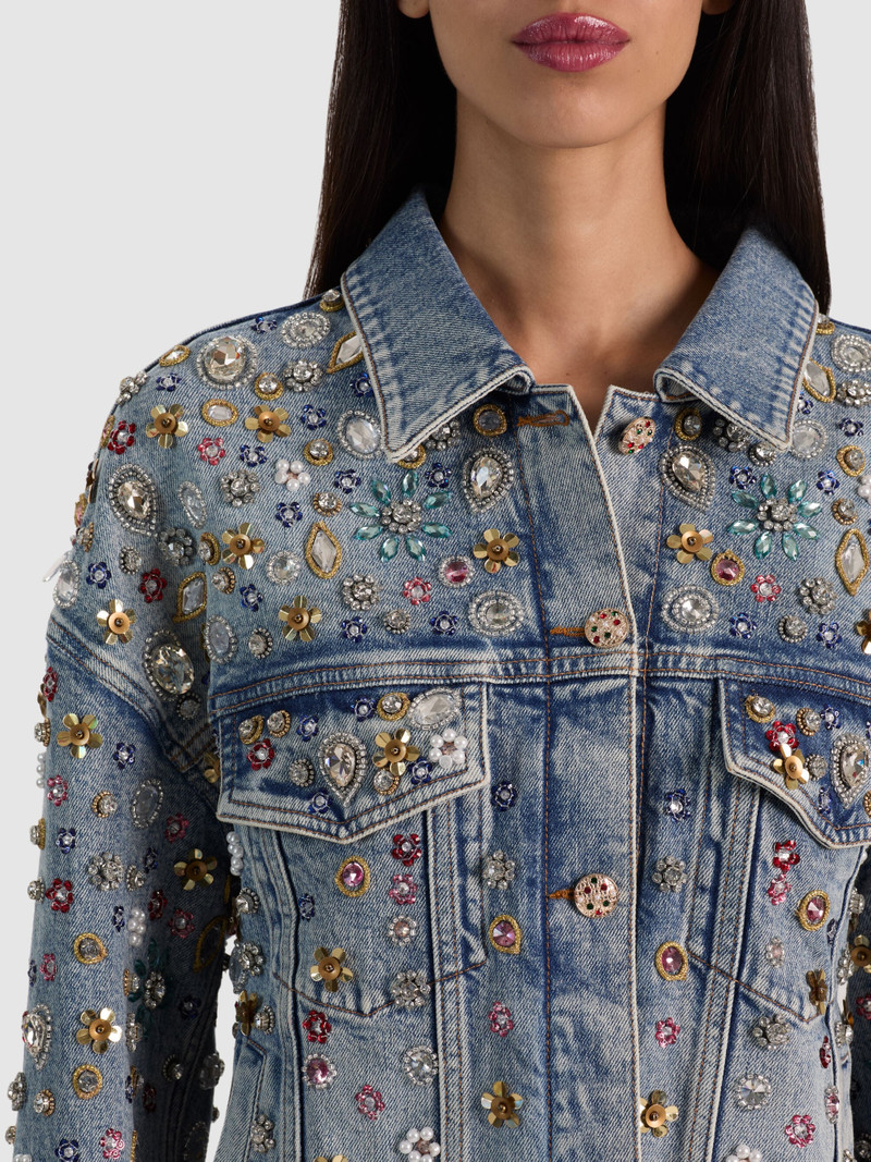 JESSE EMBELLISHED DENIM JACKET 5