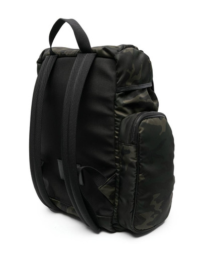 SAINT LAURENT Hunt camouflage-print backpack outlook