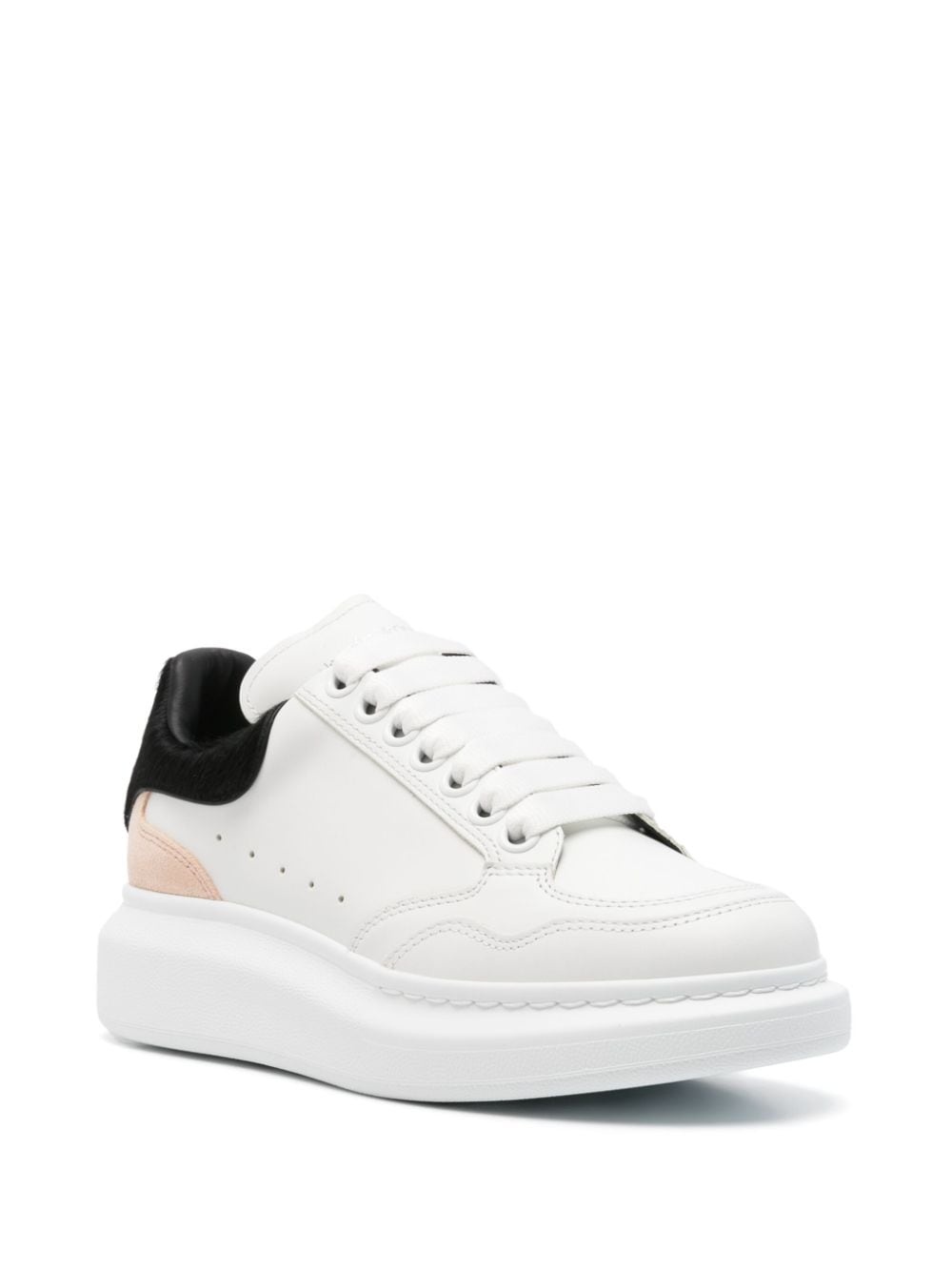 Oversized leather sneakers - 2