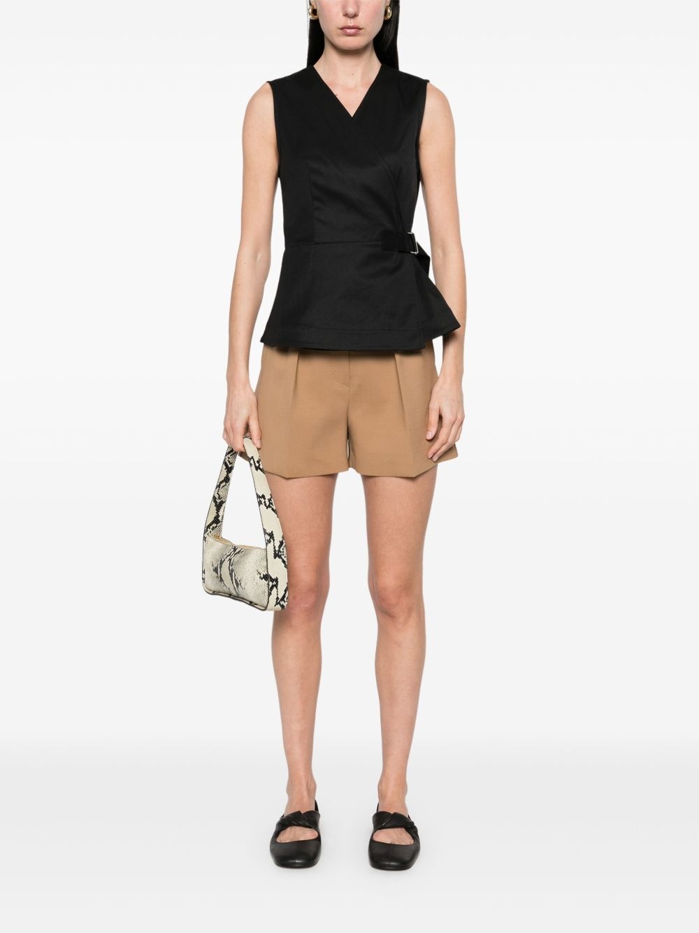 V-neck wrap top - 2