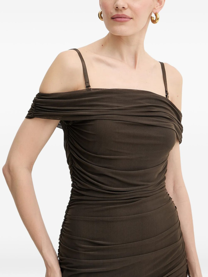ruched strap dress 4