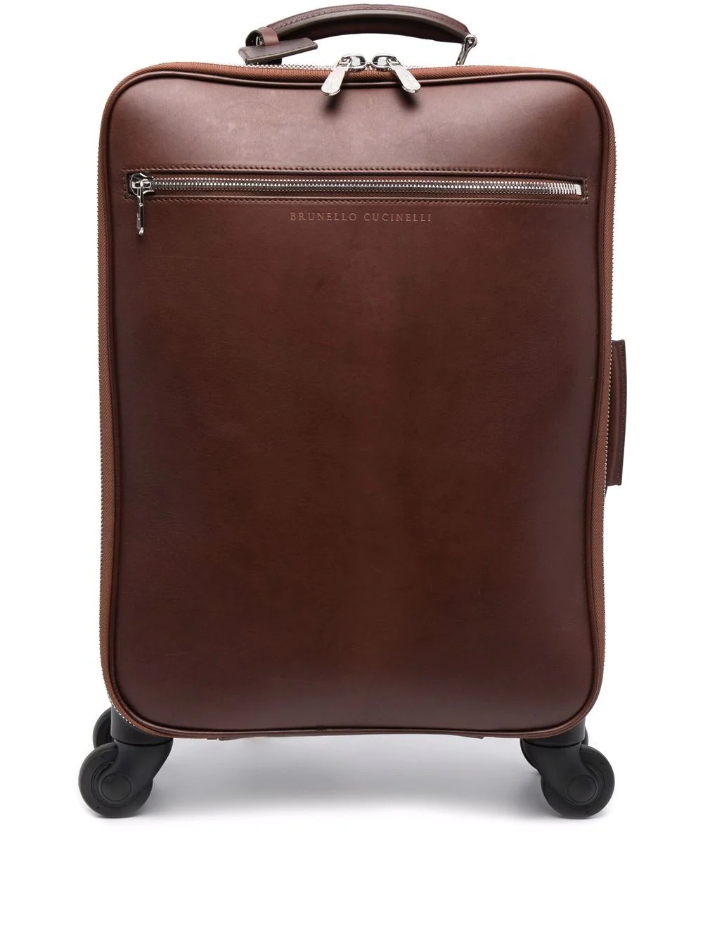 embossed logo suitcase - 1