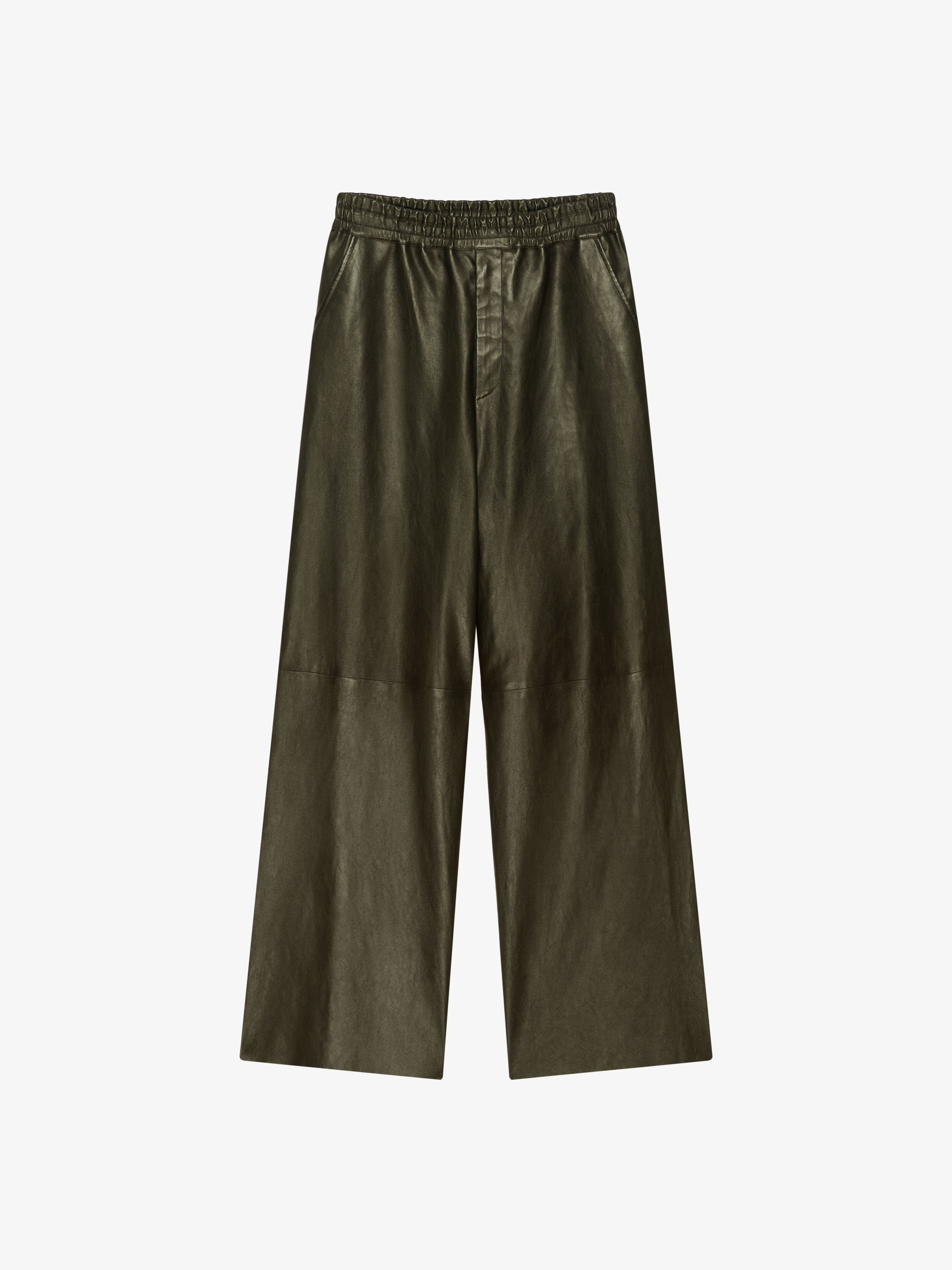 OVERSIZED PANTS IN LEATHER - 1