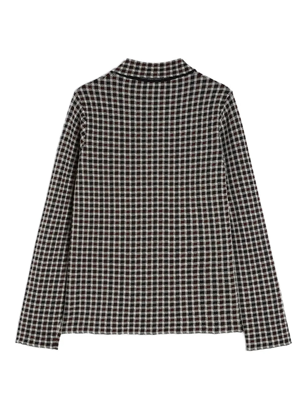 Polyester Brown Check Shirt - 2