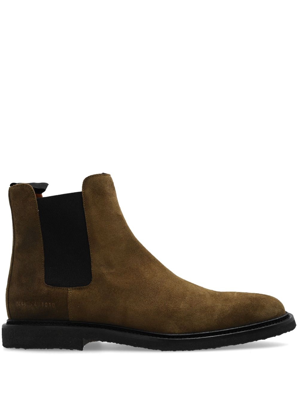 waxed suede Chelsea boots - 1