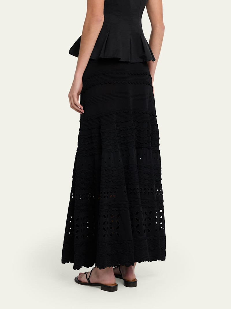 Annisa Eyelet Knit Maxi Skirt 3