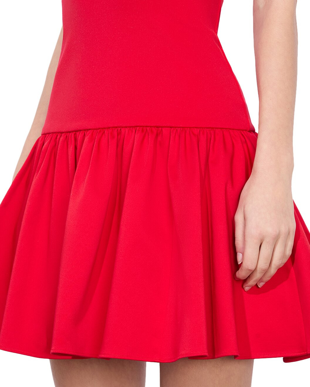alice + olivia Oriana Strapless Drop Waist Mini Dress - 3