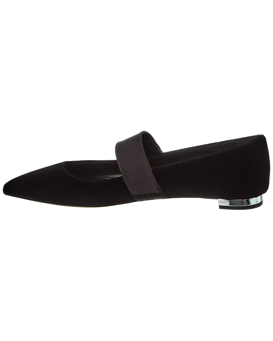 Aquazzura Macron Velvet & Satin Flat - 2