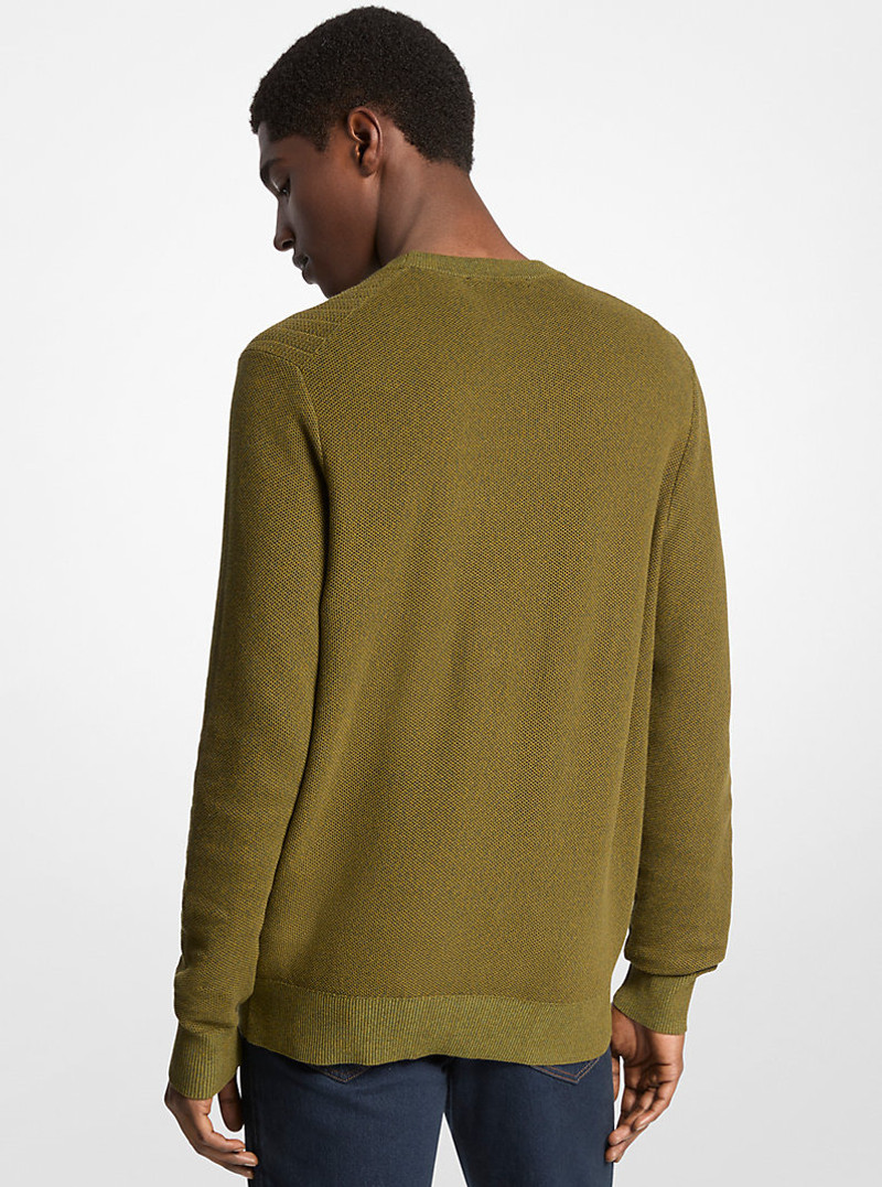 MICHAEL KORS Cotton Mouliné Sweater outlook