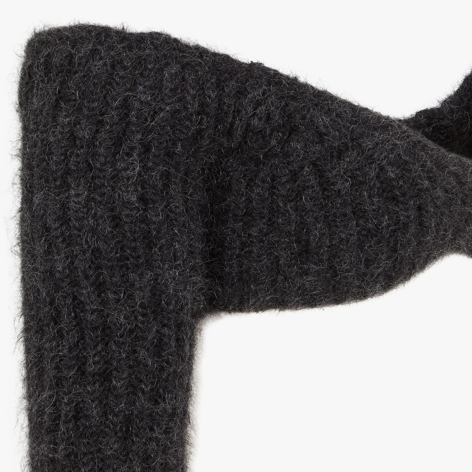Gray mohair top - 3