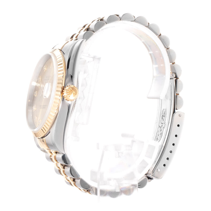 Pre-owned Rolex Datejust 36 Automatic Chronometer Diamond Champagne Dial Men's Watch 16233 CDJ - 5