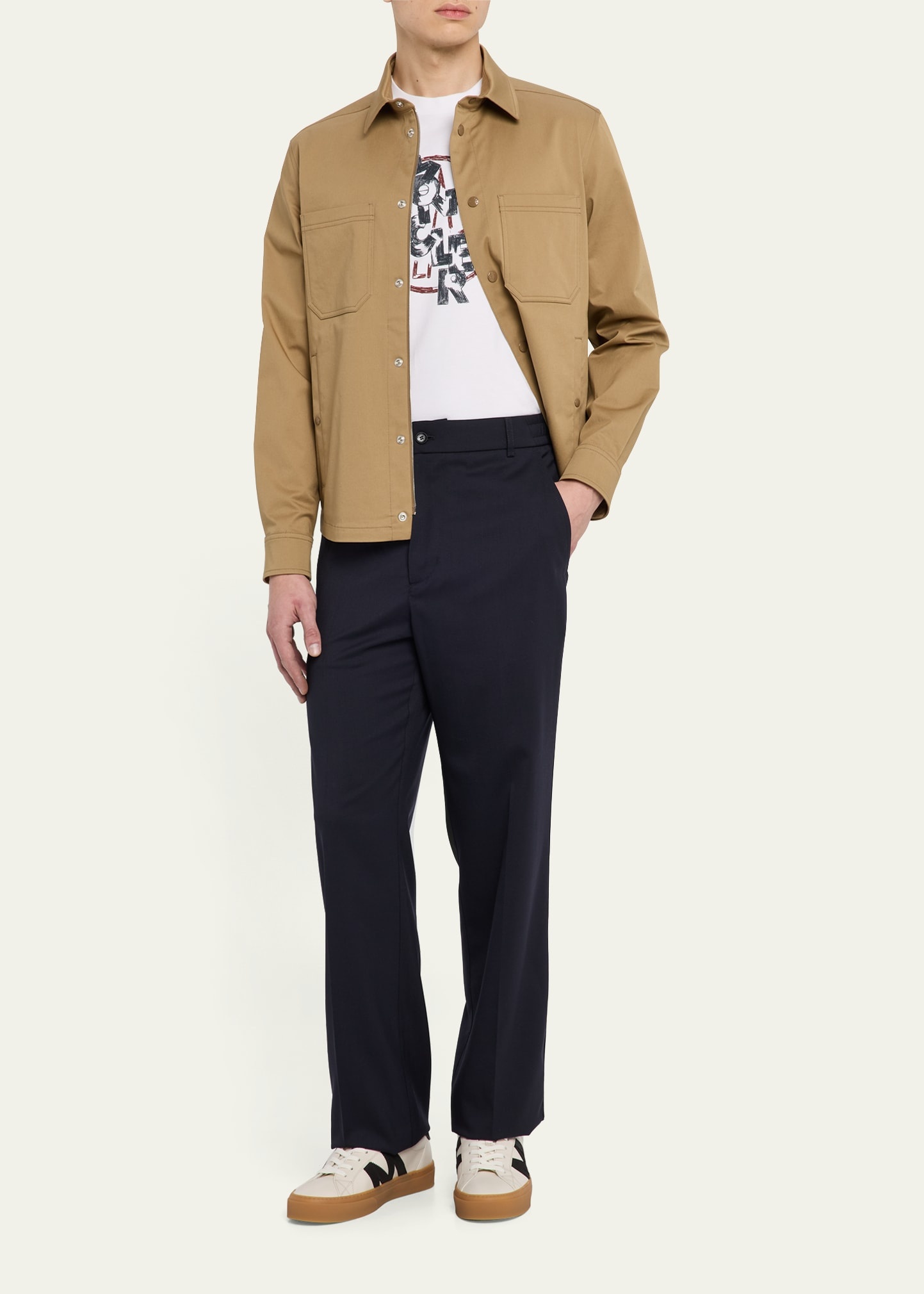 Men's Tailored Gabardine Pants - 2