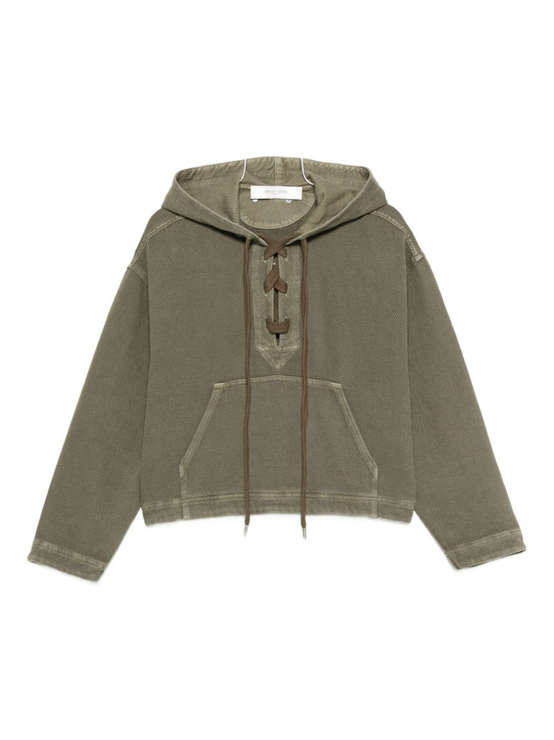 lace-up hoodie 1