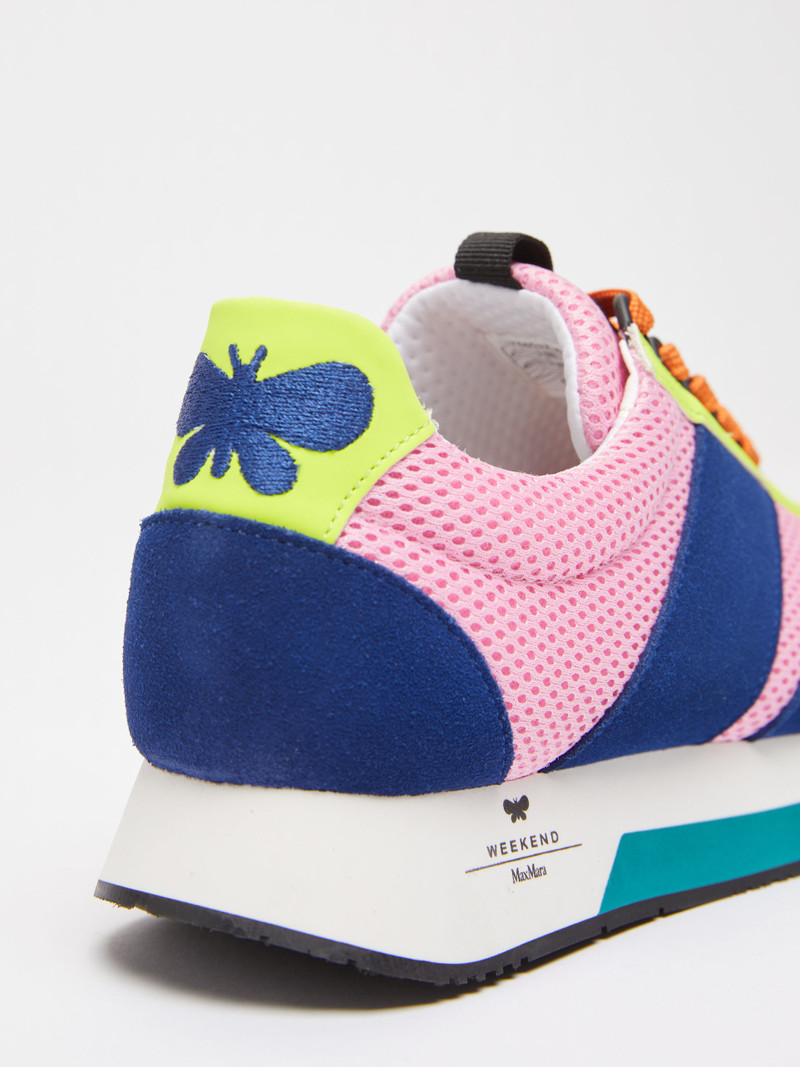 RARO Technical fabric and leather sneakers 4