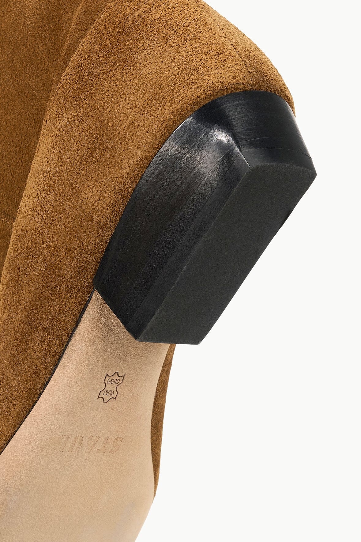 STAUD WALLY FLAT BOOT TAN SUEDE - 9