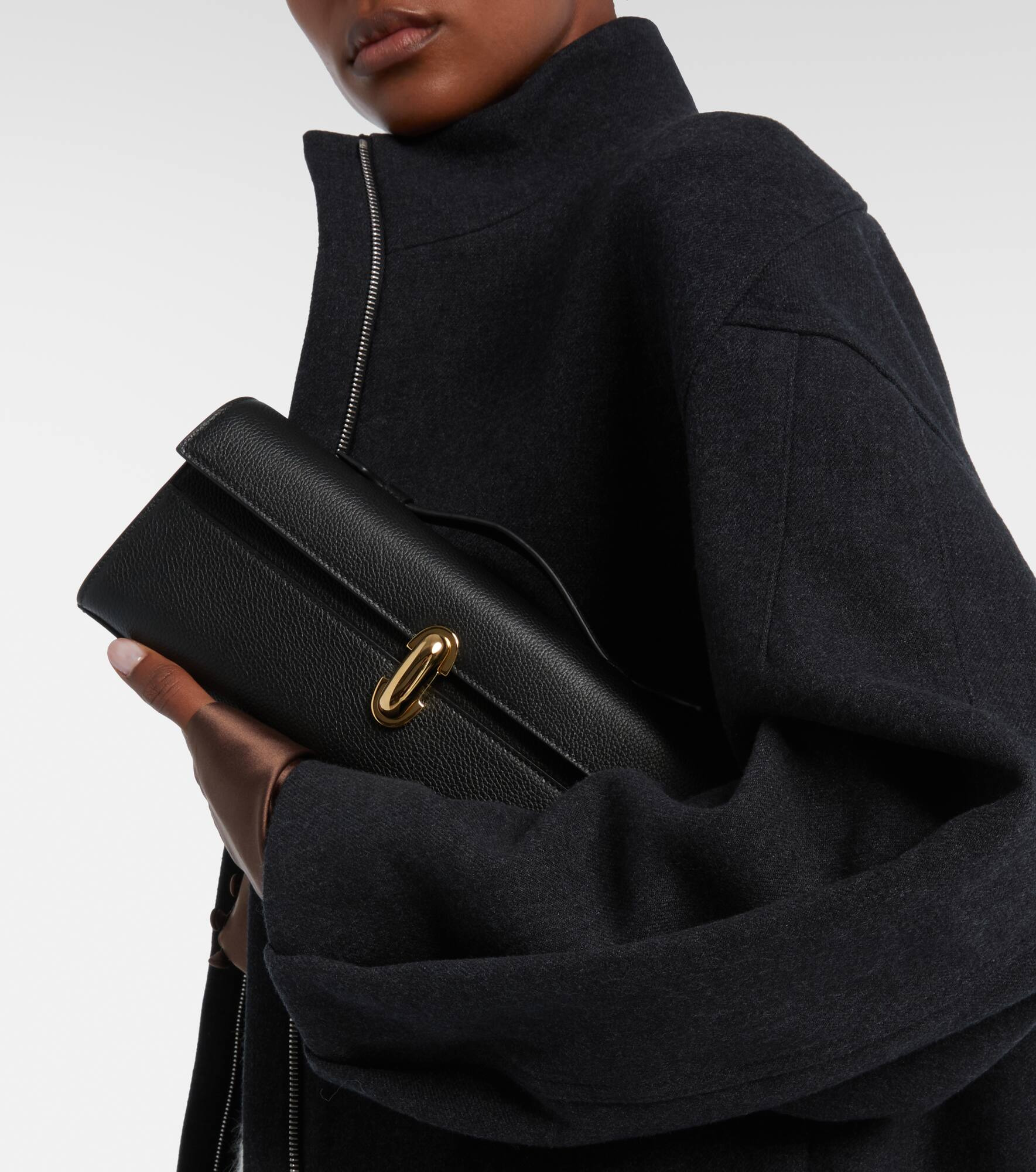 Slim Symmetry leather tote bag - 2