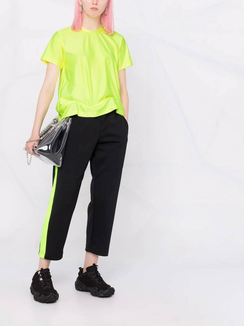 Comme Des Garçons side stripe cropped track pants outlook