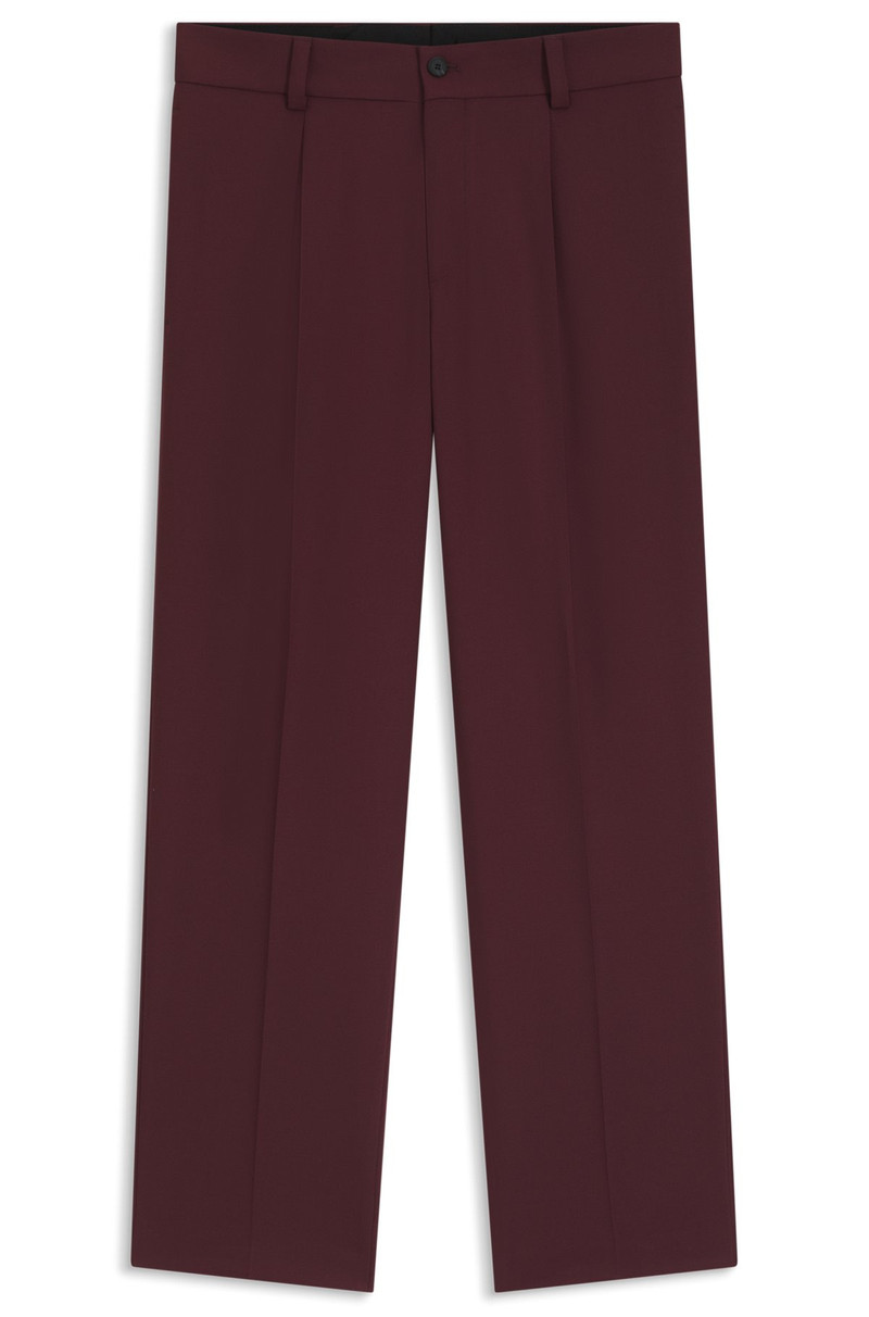 MODERN-FIT TROUSERS IN STRETCH TWILL WITH FRONT CREASE 1